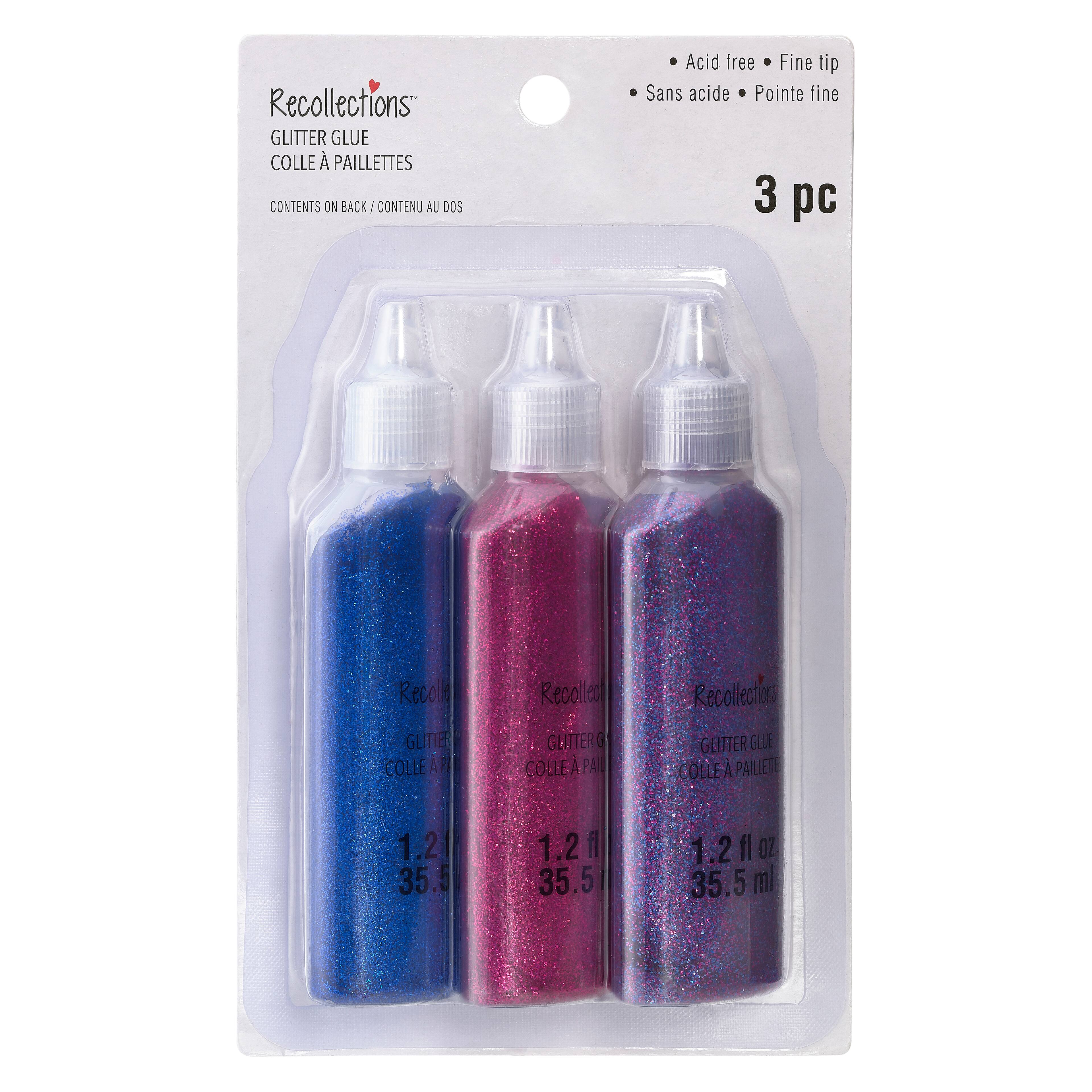 12 Packs: 3 ct. (36 total) Mixed Glitter Glue by Recollections™