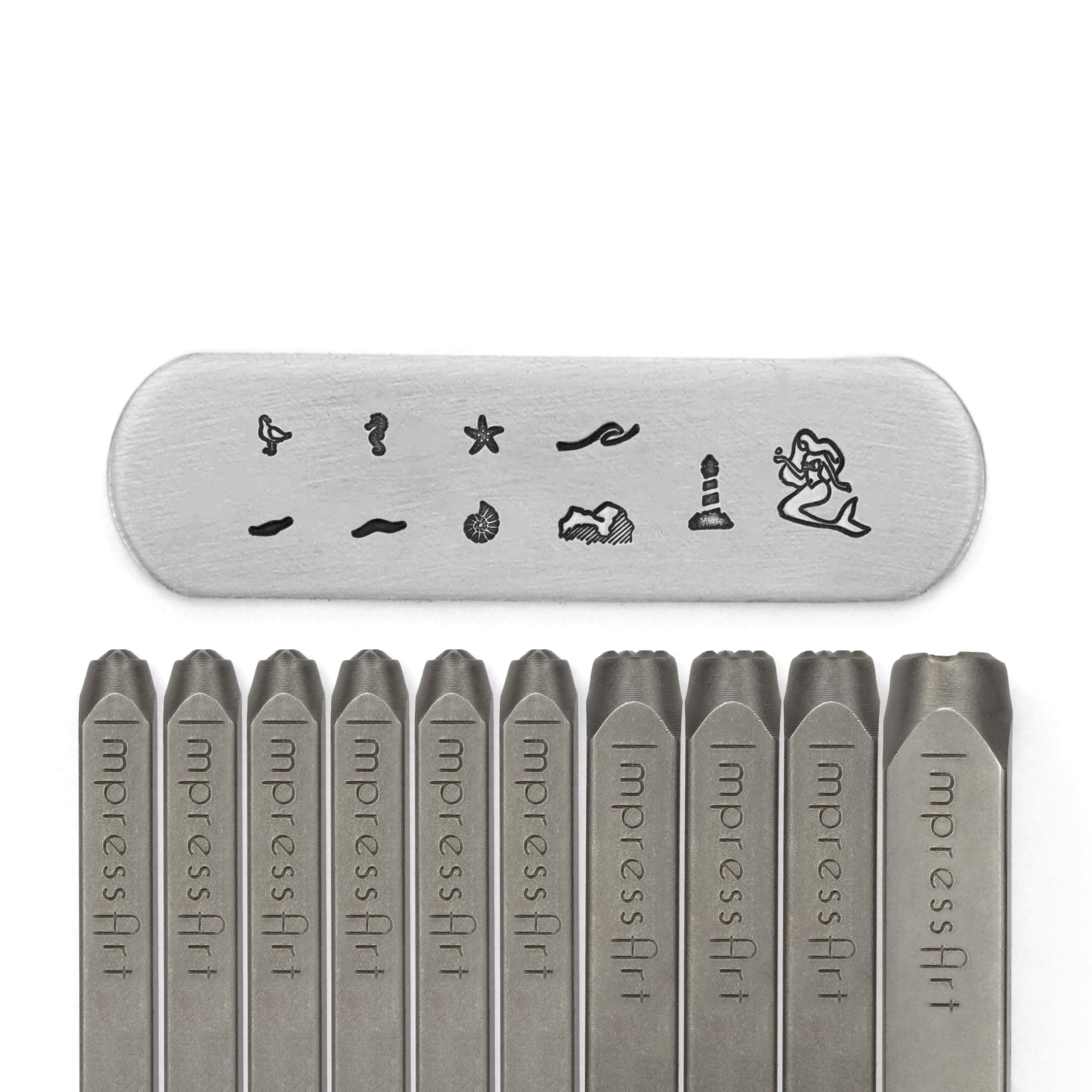 ImpressArt&#xAE; Coastal Metal Stamps Pack