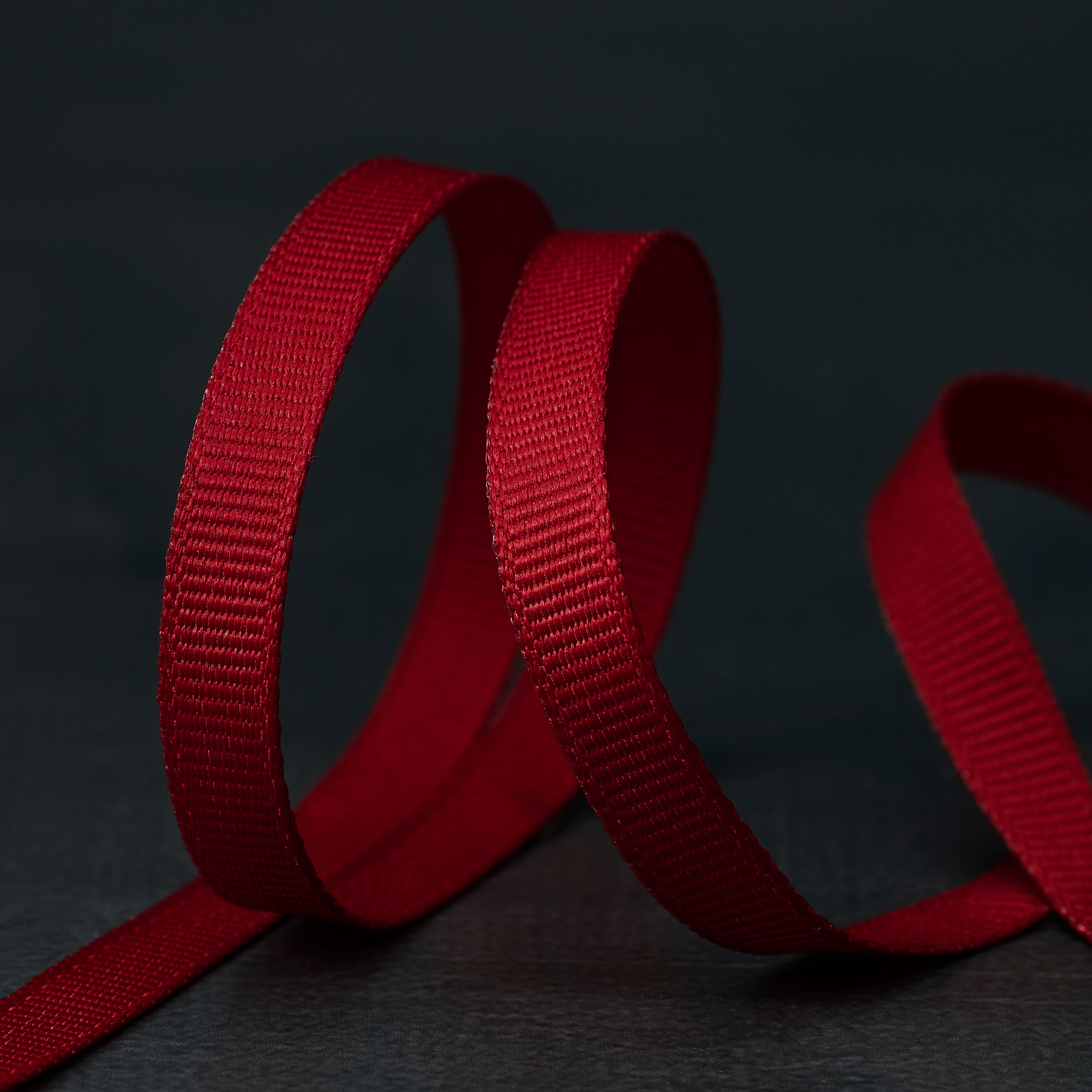 Dark Red 80cm Grosgrain Ribbon