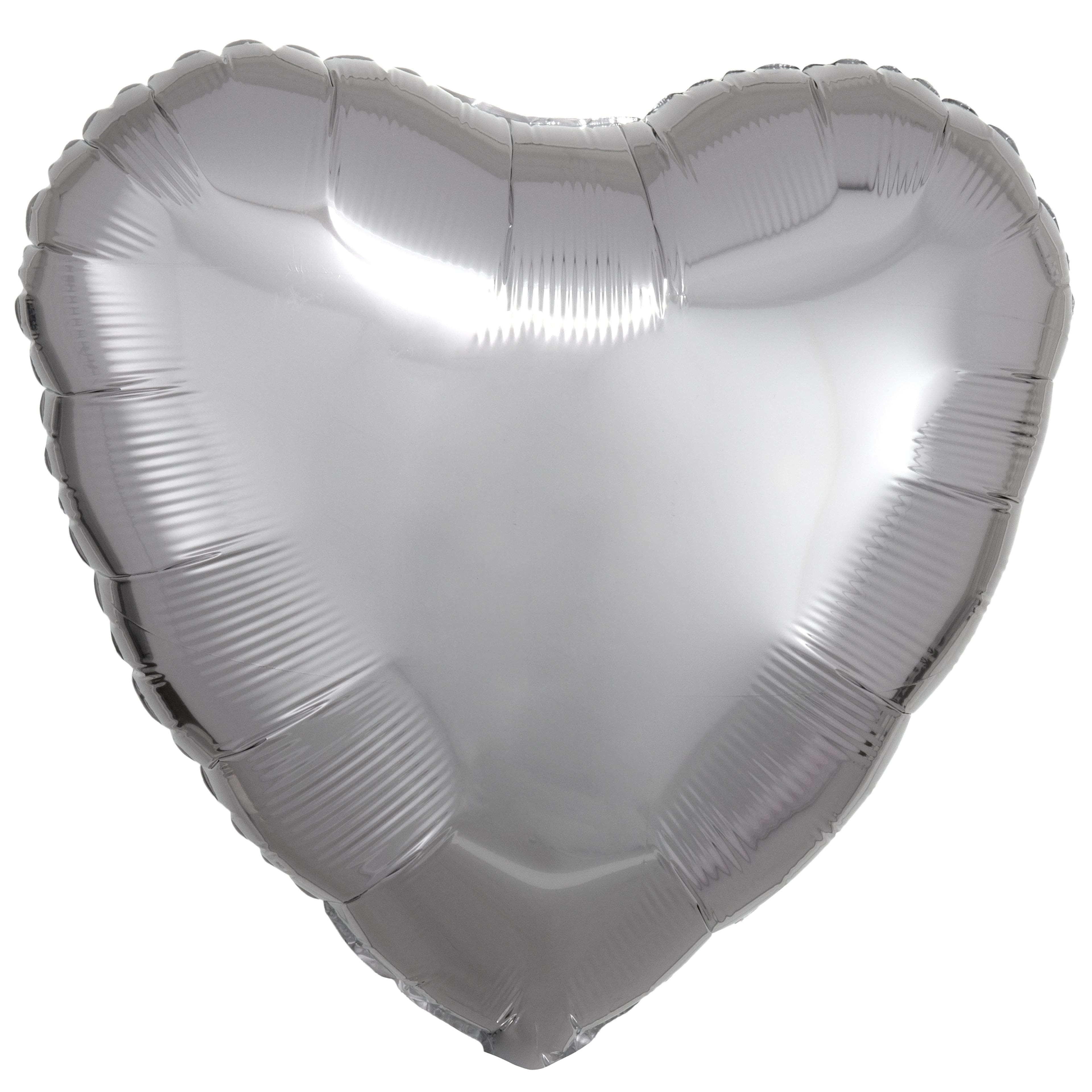 17&#x22; Metallic Heart Mylar Balloon