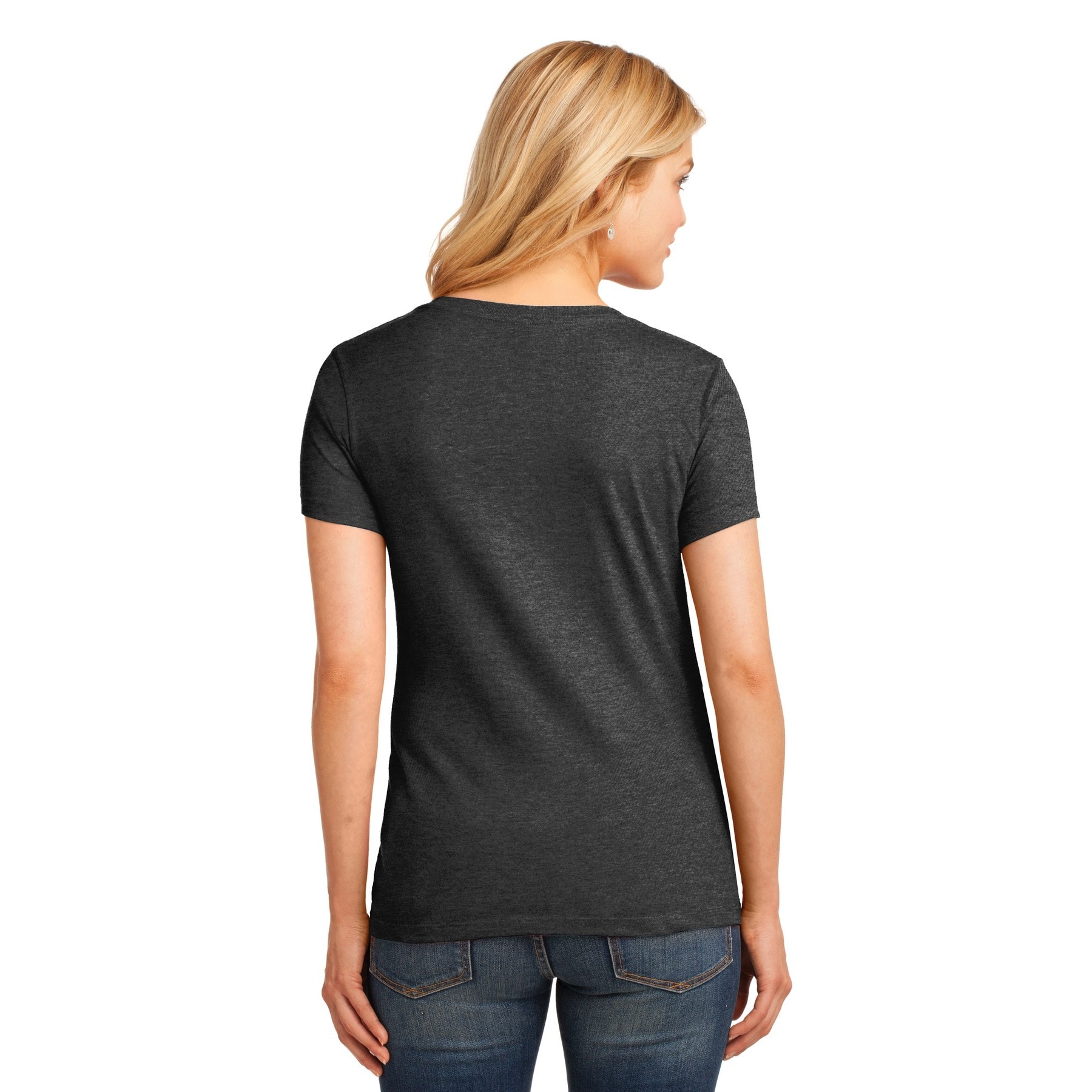 Port & Company® Ladies Core Cotton Neutrals V-Neck T-Shirt