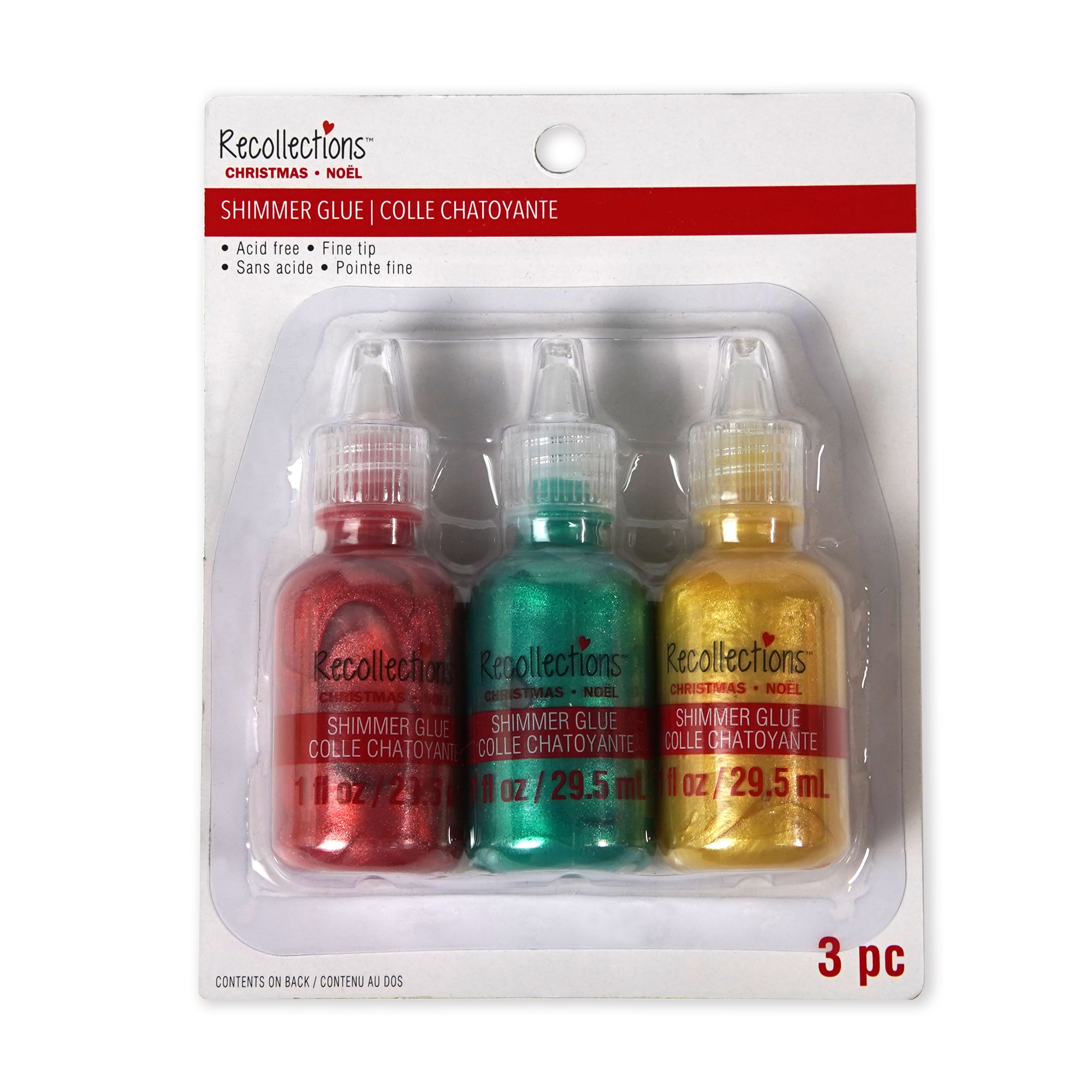 Red, Green & Gold Shimmer Glue Set by Recollections™