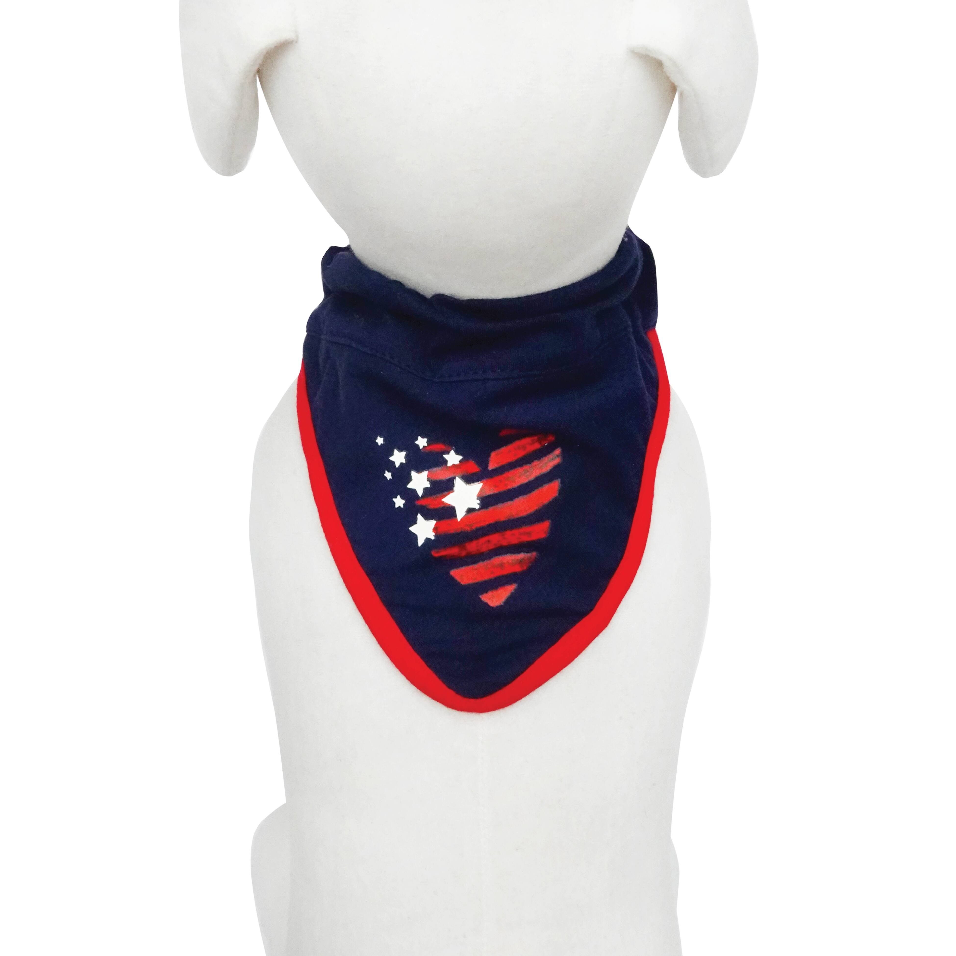 Best Furry Friends Patriotic Bandana SlideS L-XL