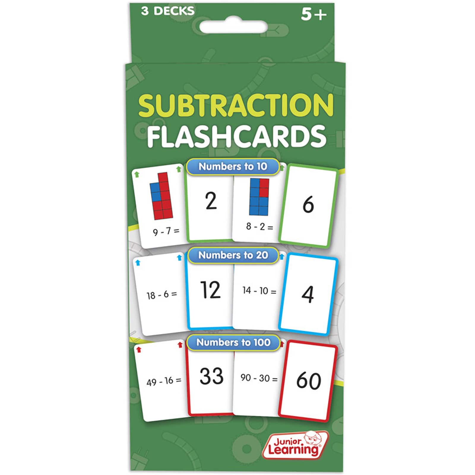 Junior Learning&#xAE; Subtraction Flashcards