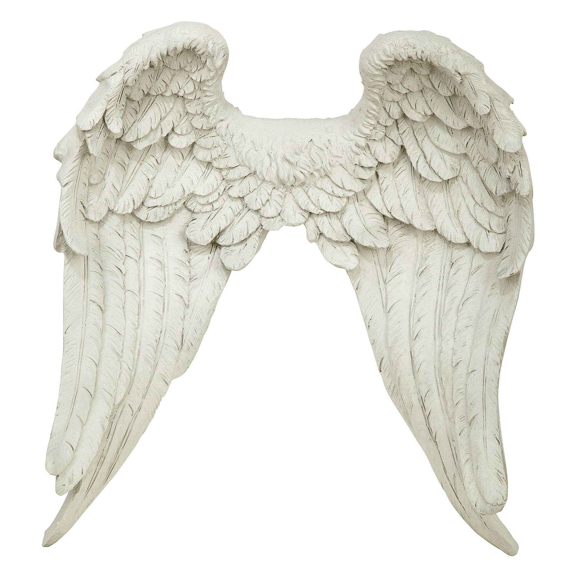 Design Toscano 26.5&#x22; Heavenly Guardian Angel Wings Wall Sculpture