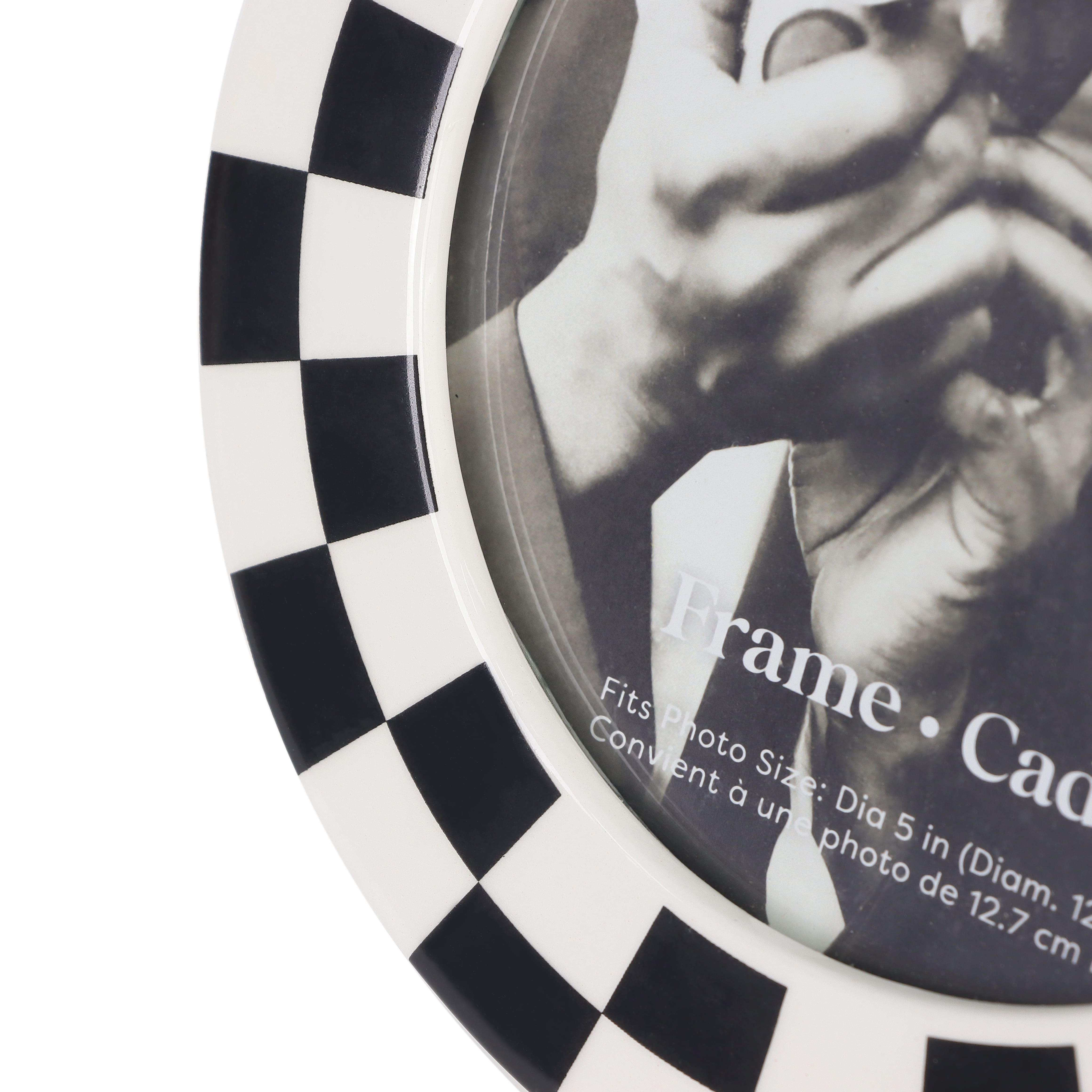 5&#x22; Black &#x26; White Skeleton Photo Frame by Ashland&#xAE;