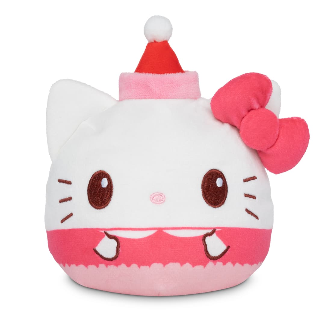 4&#x22; Hello Kitty&#xAE; Present &#x26; Hat Holiday Reversible Plushie