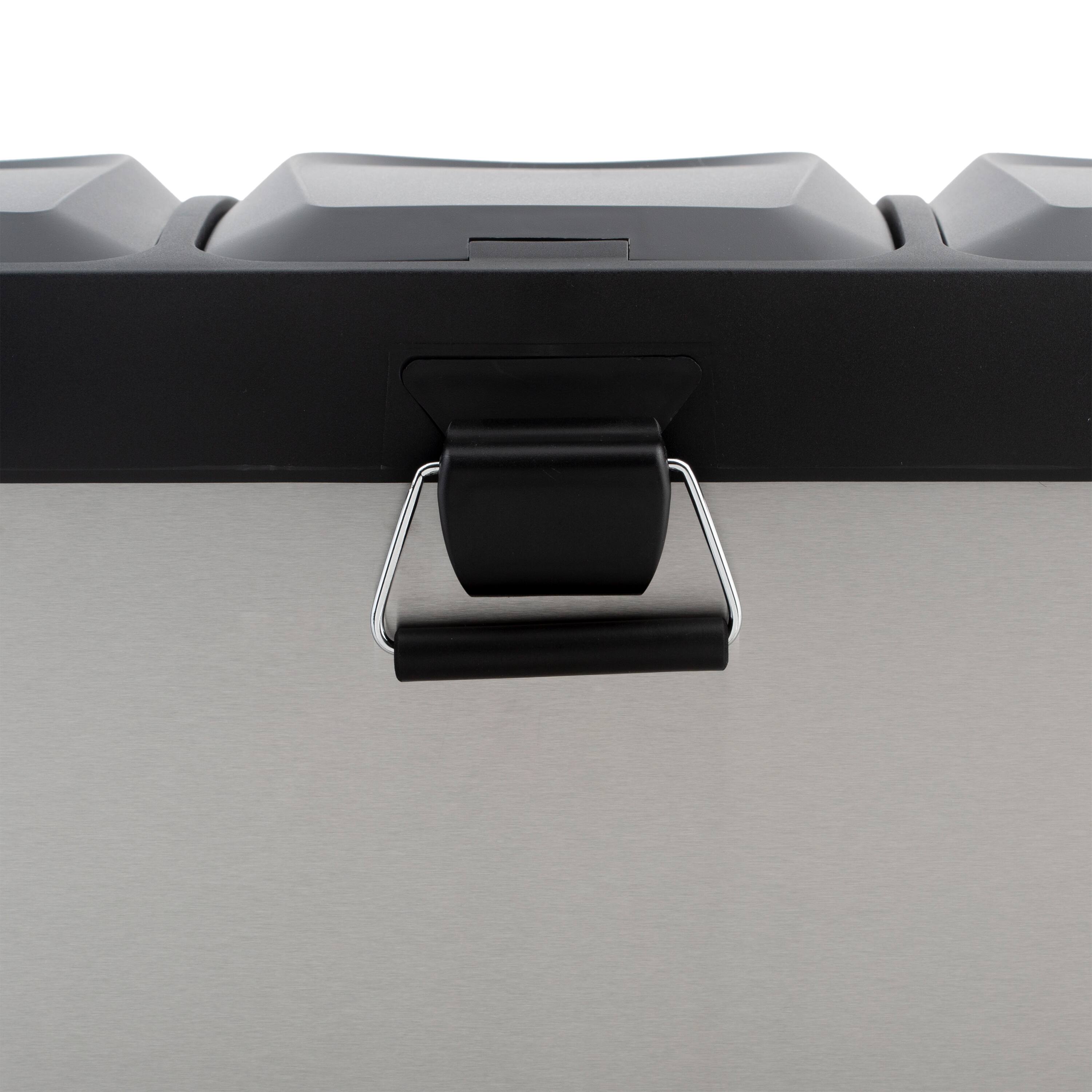 Organize It All 3 Compartment Stainless Steel Recycle Bin