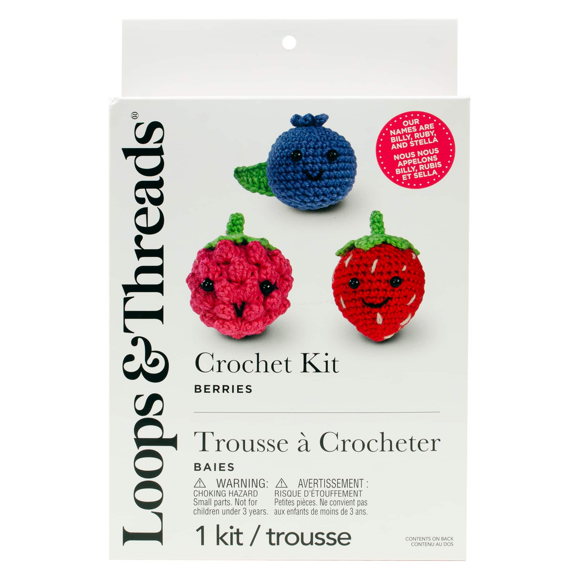 Intermediate Berries Amigurumi Crochet Kit by Loops & Threads®