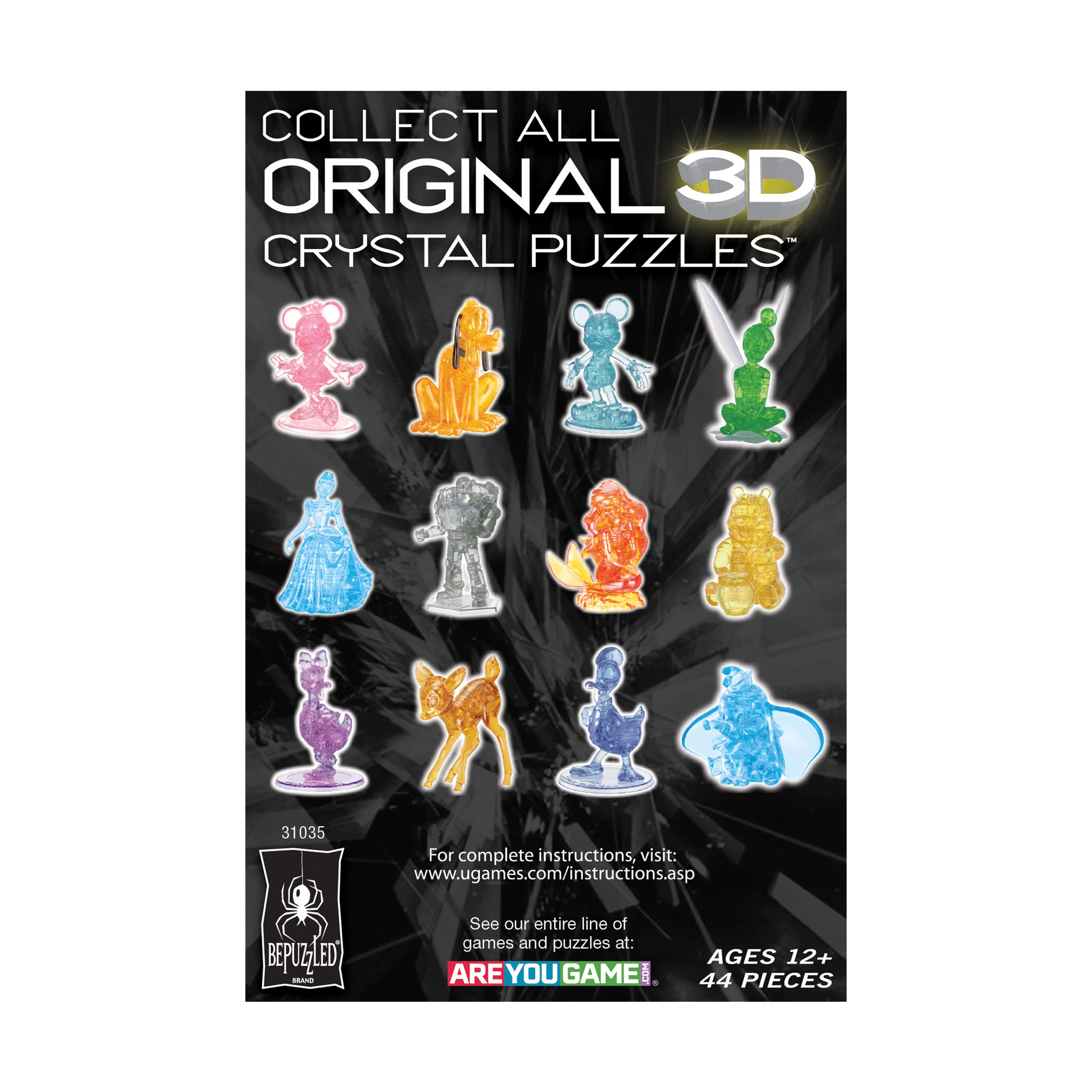 3D Crystal Puzzle - Disney Ursula: 44 Pcs