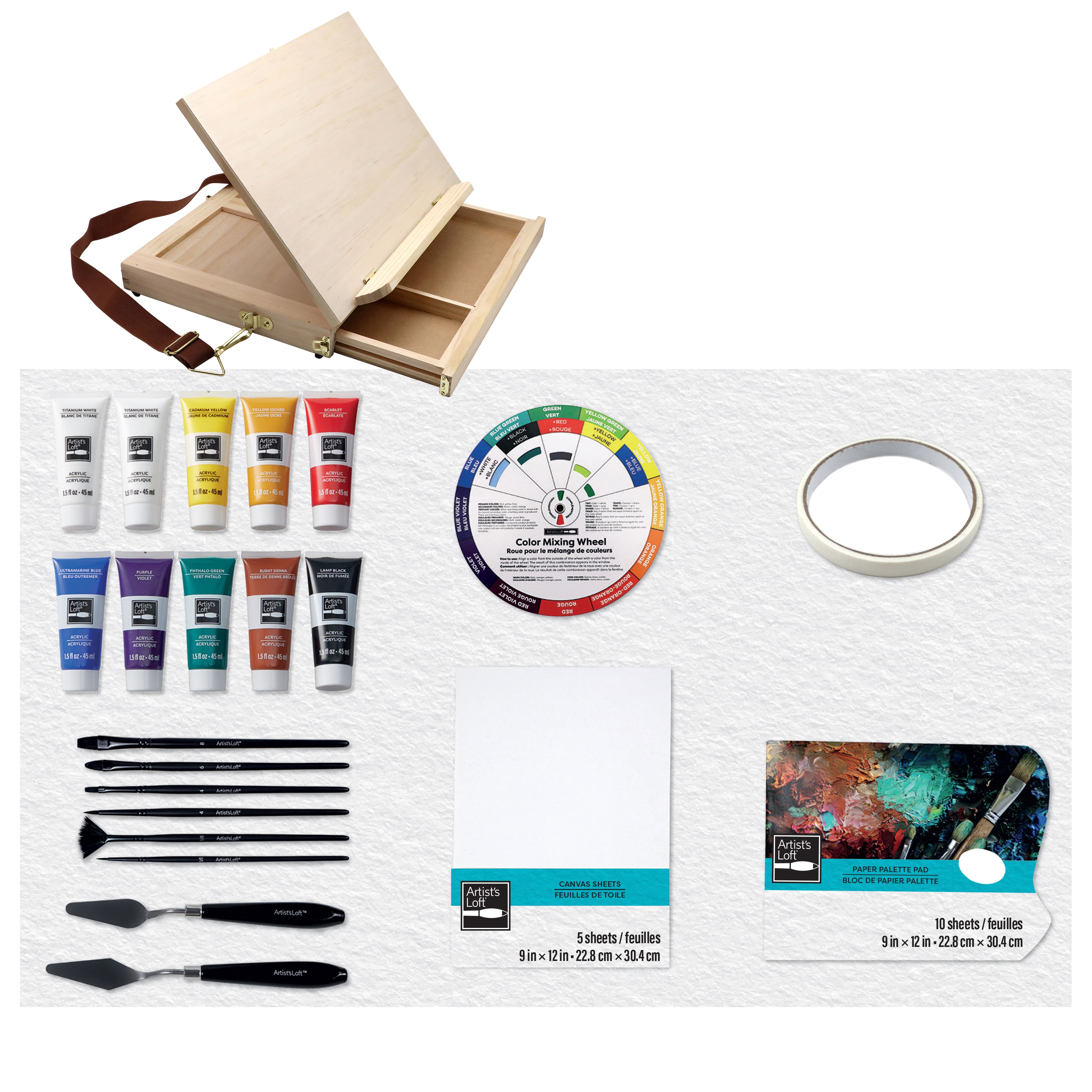 6 Pack: Acrylic Paint Art Set by Artist's Loft™