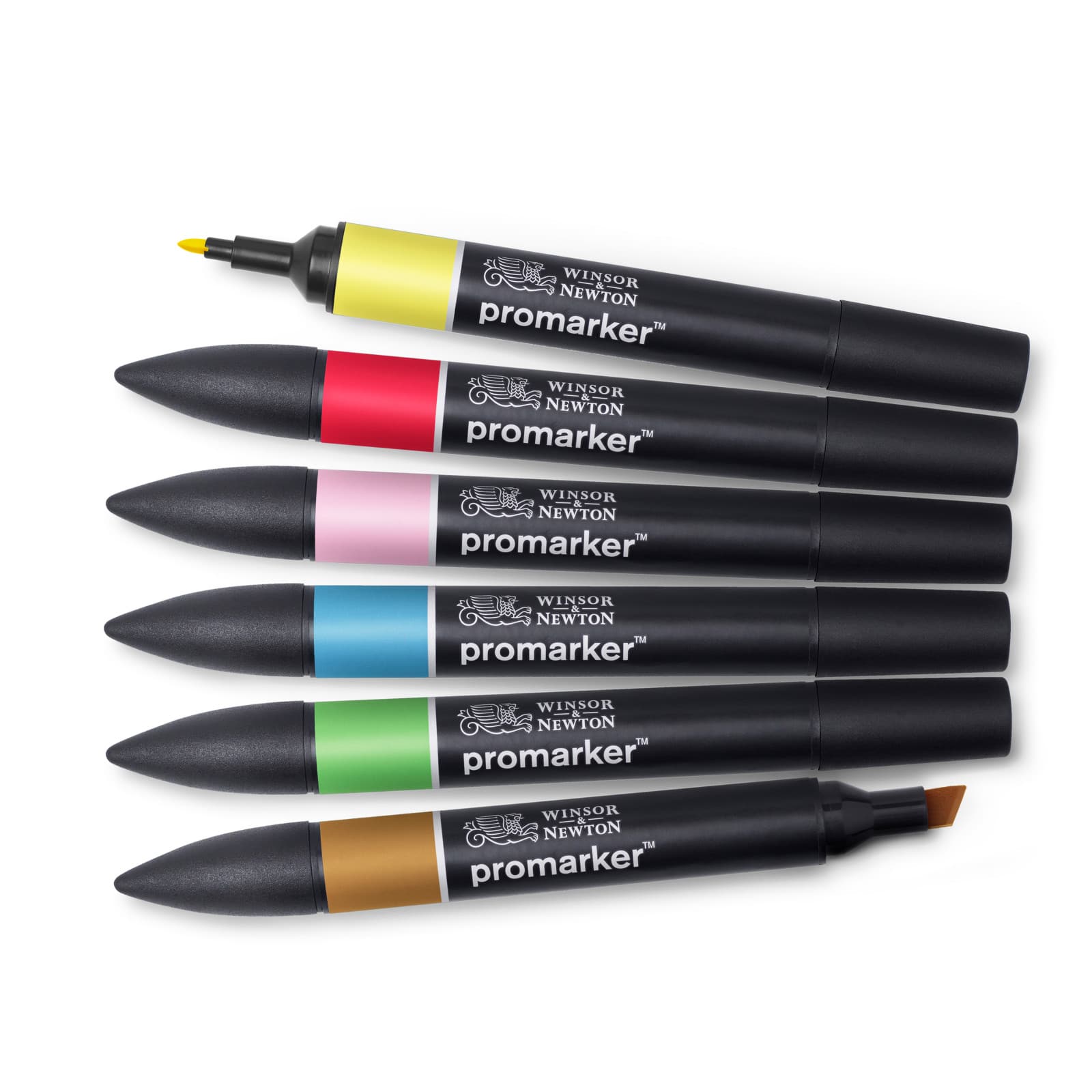 Winsor & Newton® ProMarker™ Mid Tones 6 Marker Set
