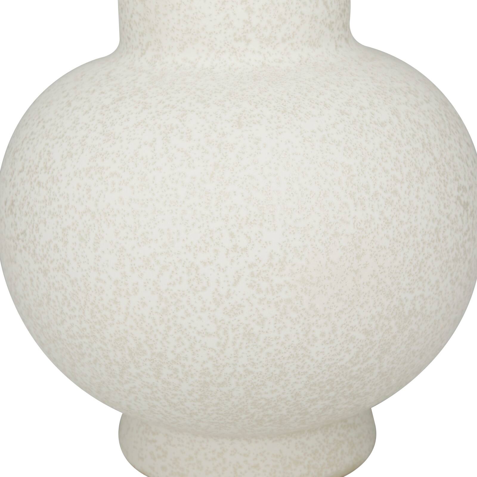 CosmoLiving by Cosmopolitan White Ceramic Modern Vase, 8&#x22; x 15&#x22;