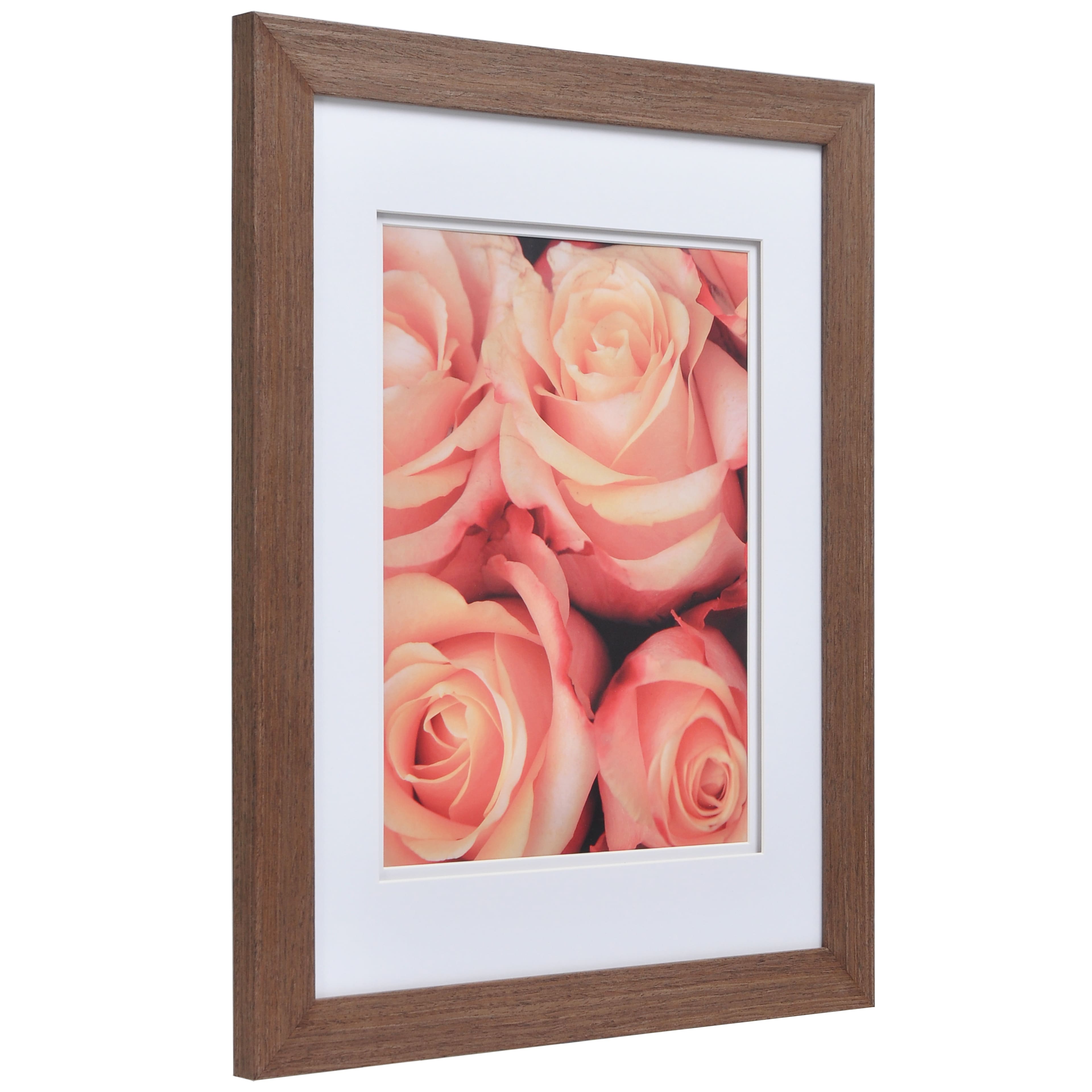 6 Pack: Gallery&#x2122; Medium Brown Frame with Mat by Studio D&#xE9;cor&#xAE;