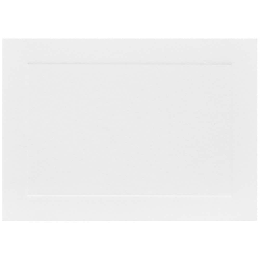 White on White Blank Notecards