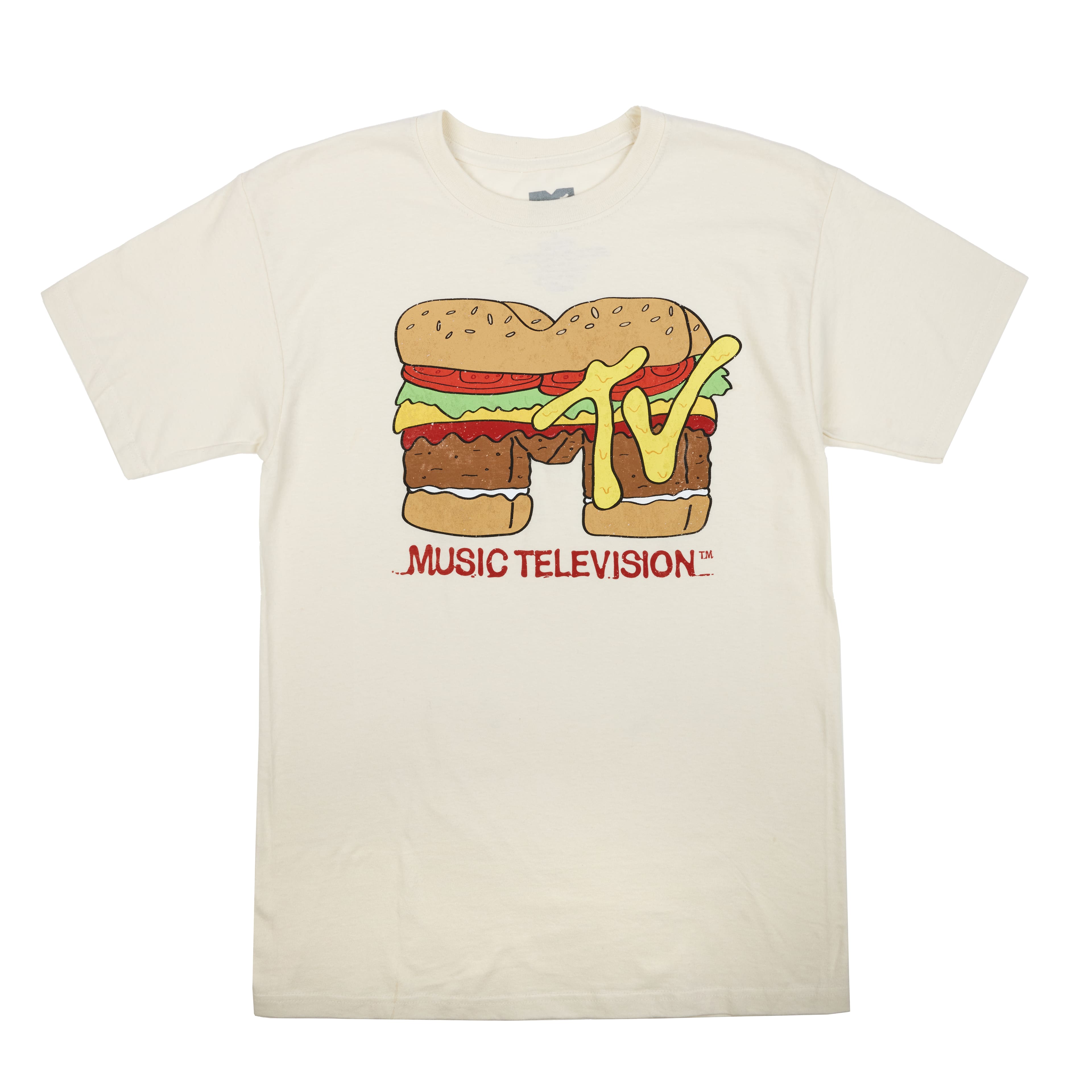 Tofu MTV Burger Logo Cotton T-Shirt