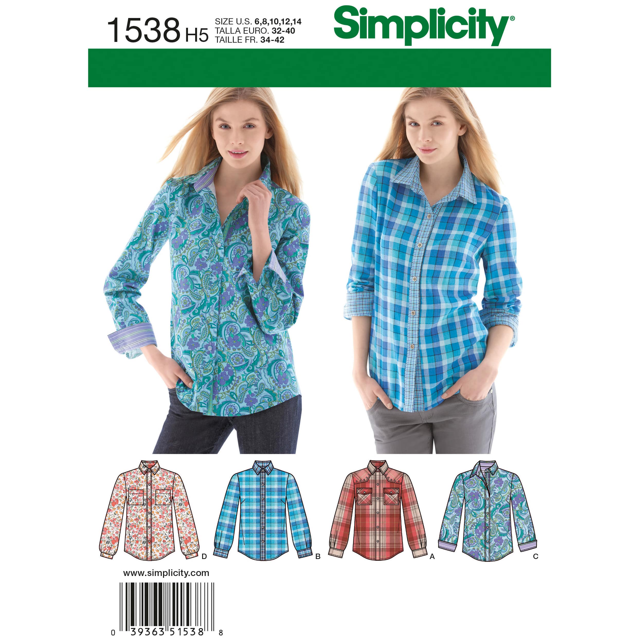 Simplicity® Pattern CS1538H5 (6, 8, 10, 12, 14)