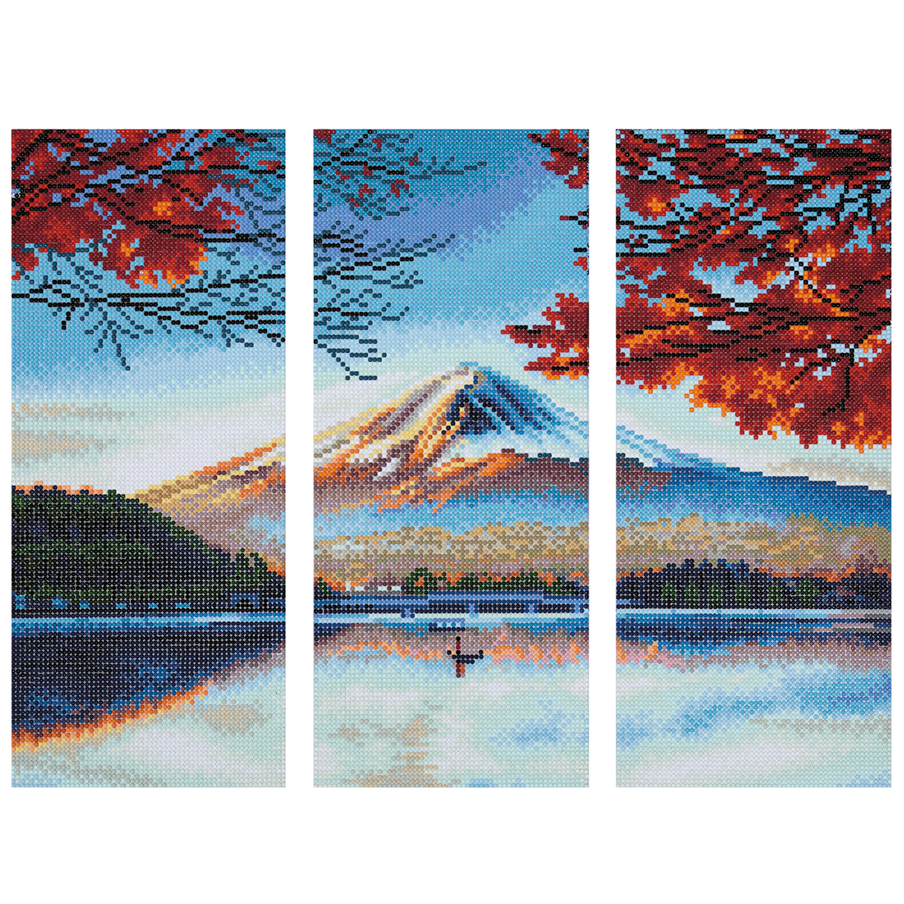 Mount Fuji 3-Panel Diamond Art Kit by Make Market®