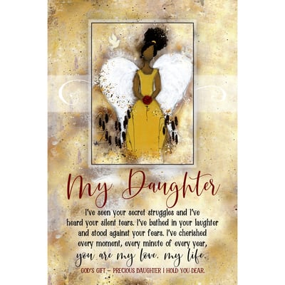 Whispers of the Heart My Daughter Wood Plaque With Hanger & Easel ...