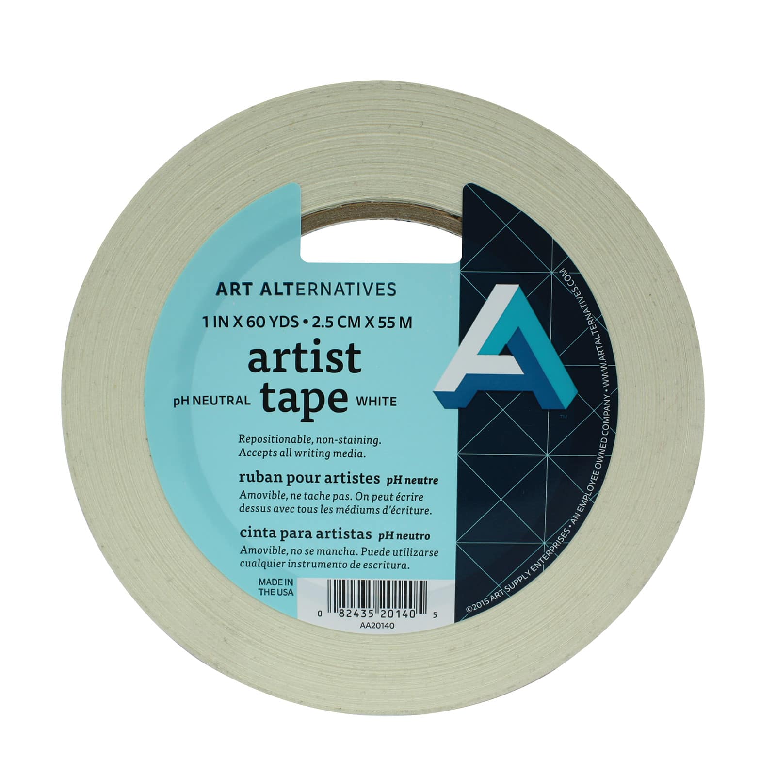 12 Pack: Art Alternatives White Artist Tape