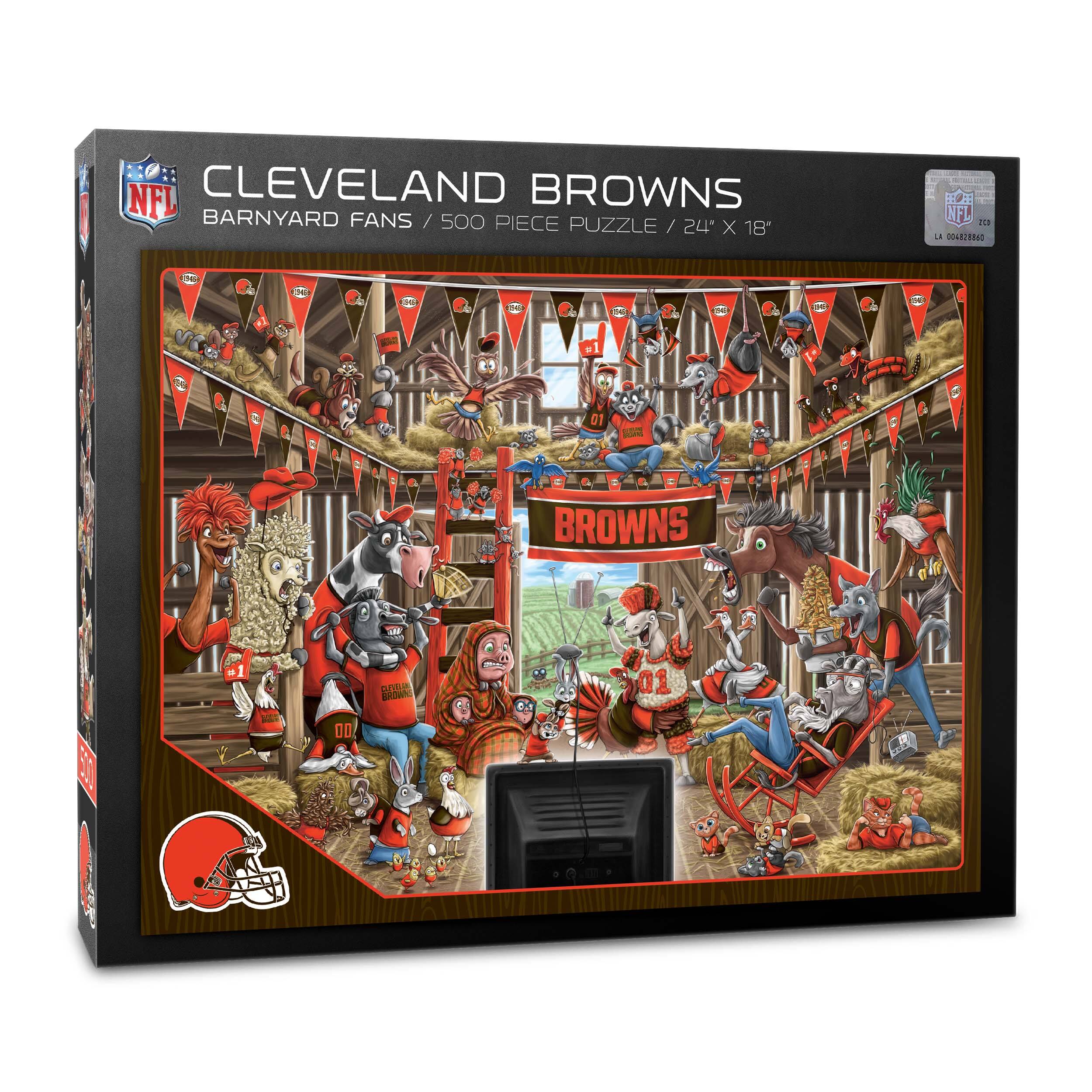 NFL Barnyard Fans 500 Piece Puzzle By Youthefan in Cleveland Browns | 18" x 24" | Michaels®