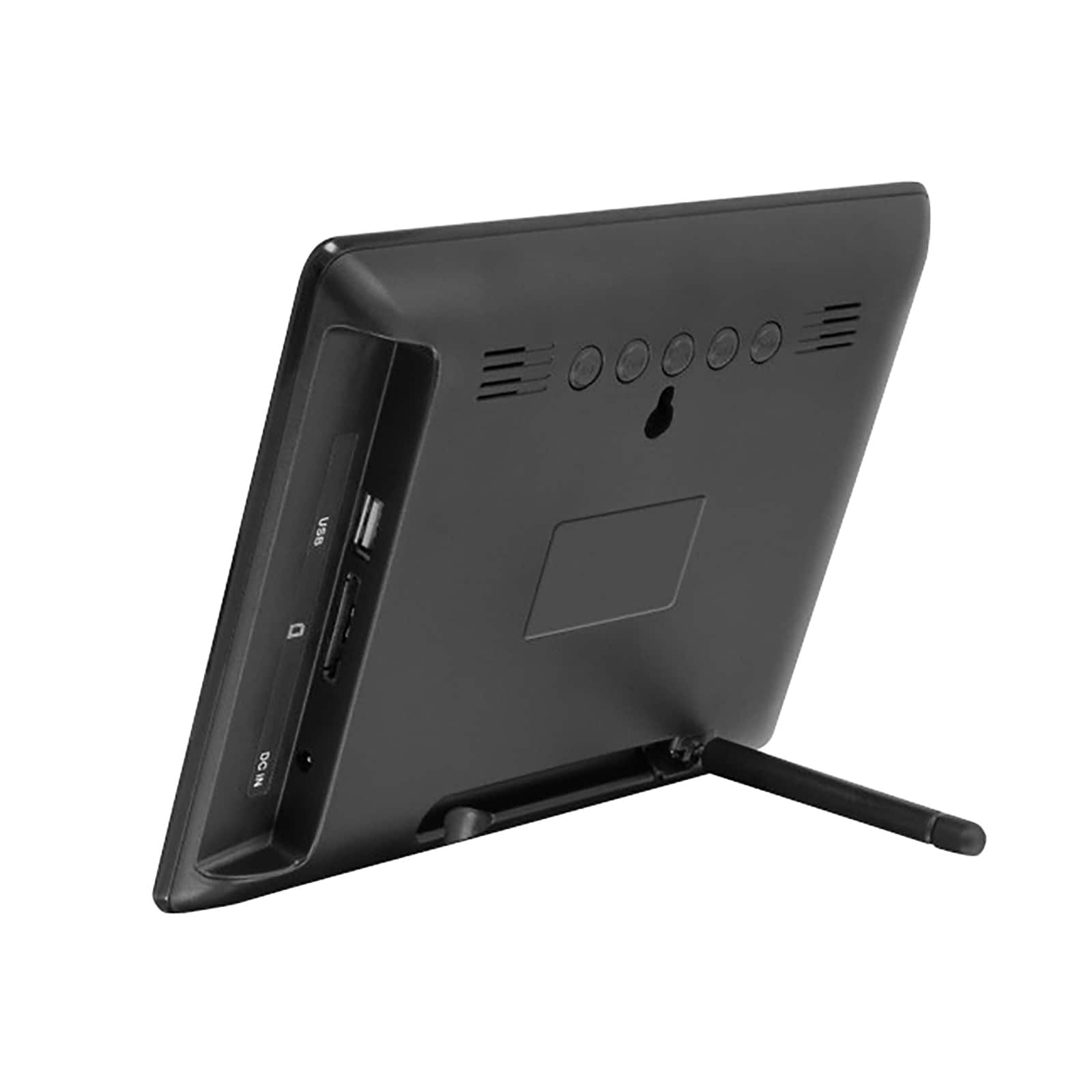 Aluratek Black 8" x 6" Digital Photo Frame with Automatic Slideshow