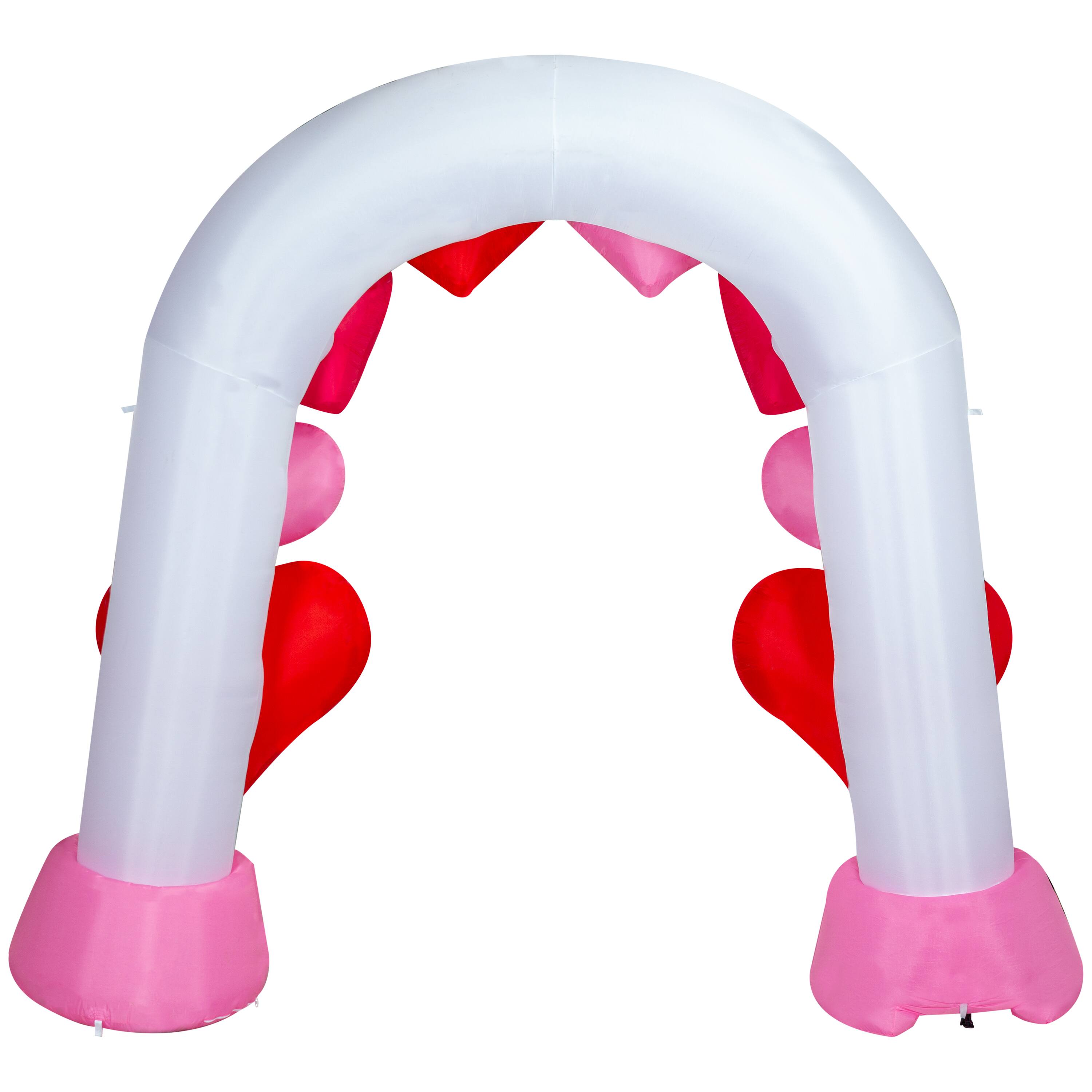 Airblown® 9.5ft. Inflatable LED Archway Heart