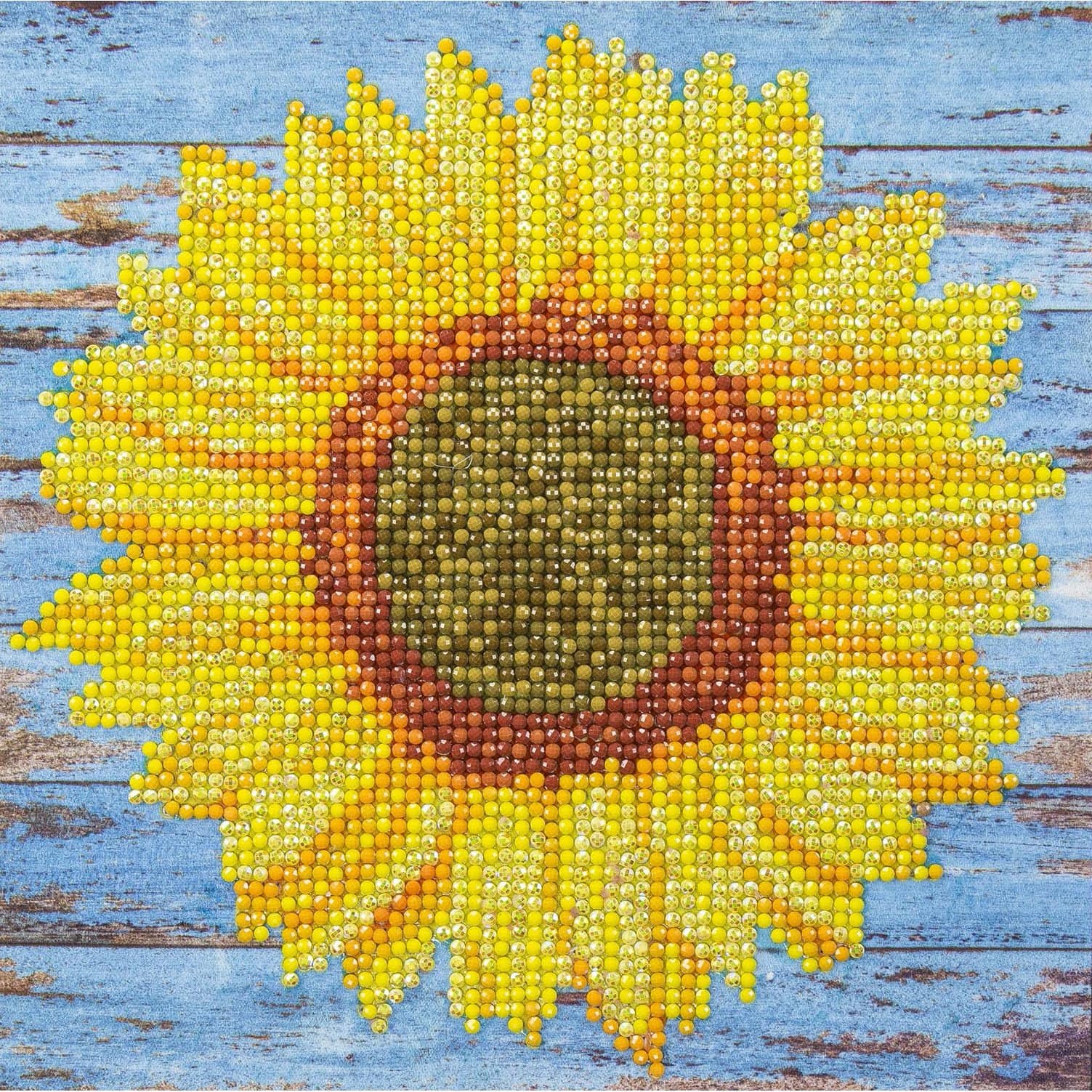 Sunflowers Basket On Table Diamond Painting 