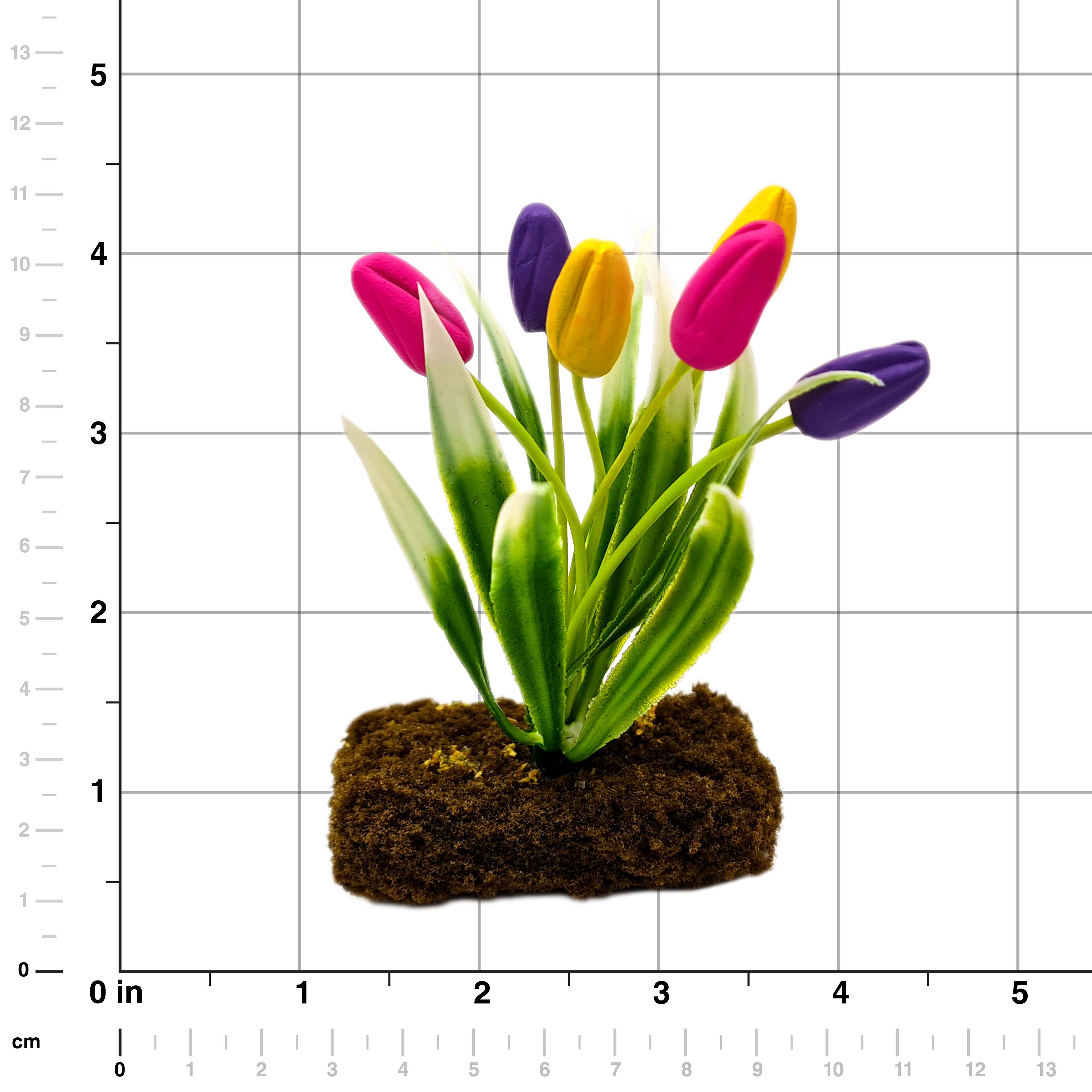 Miniature Tulip Flower Plant with Base by Make Market&#xAE;