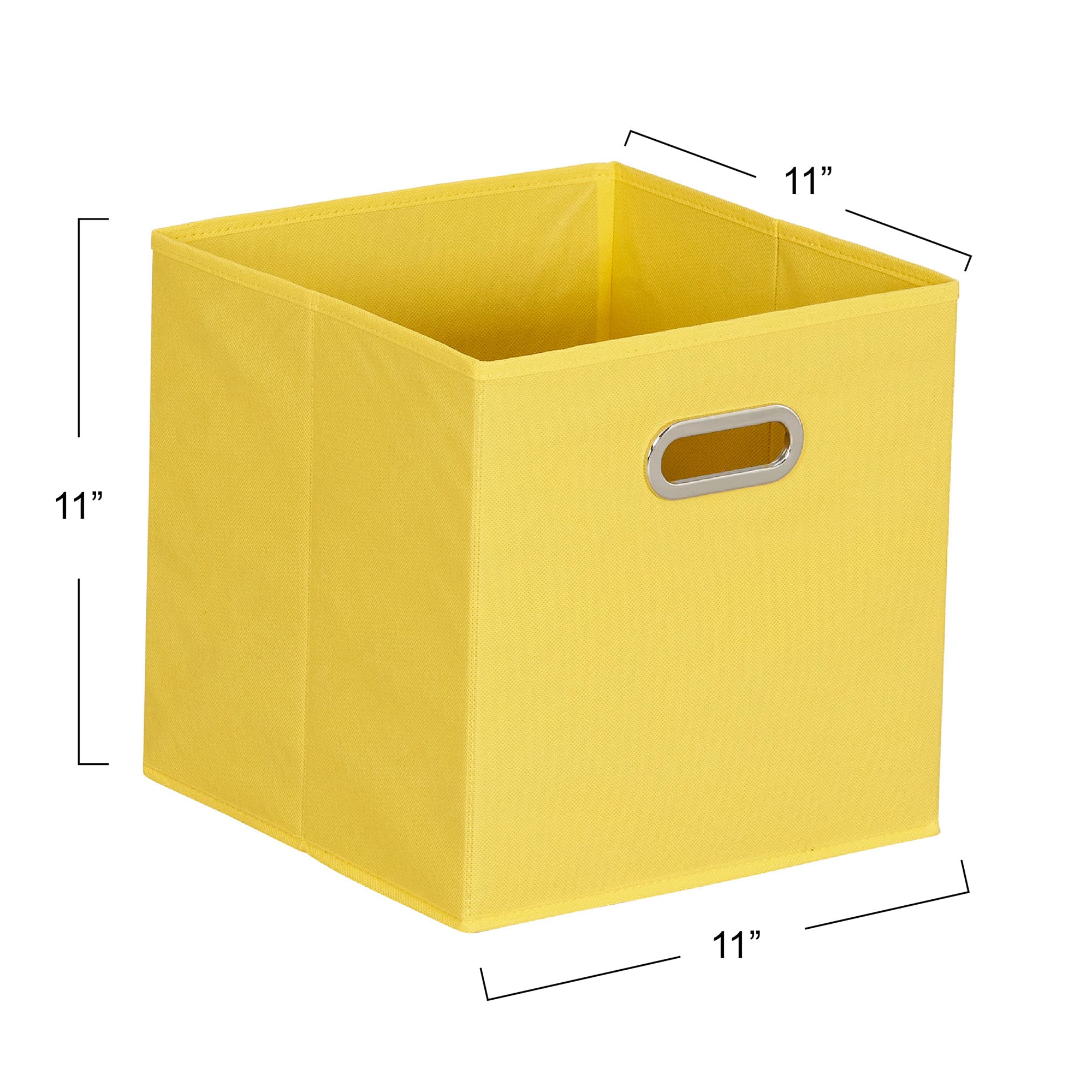 6 Pack Household Essentials 11" Fabric Storage Bins