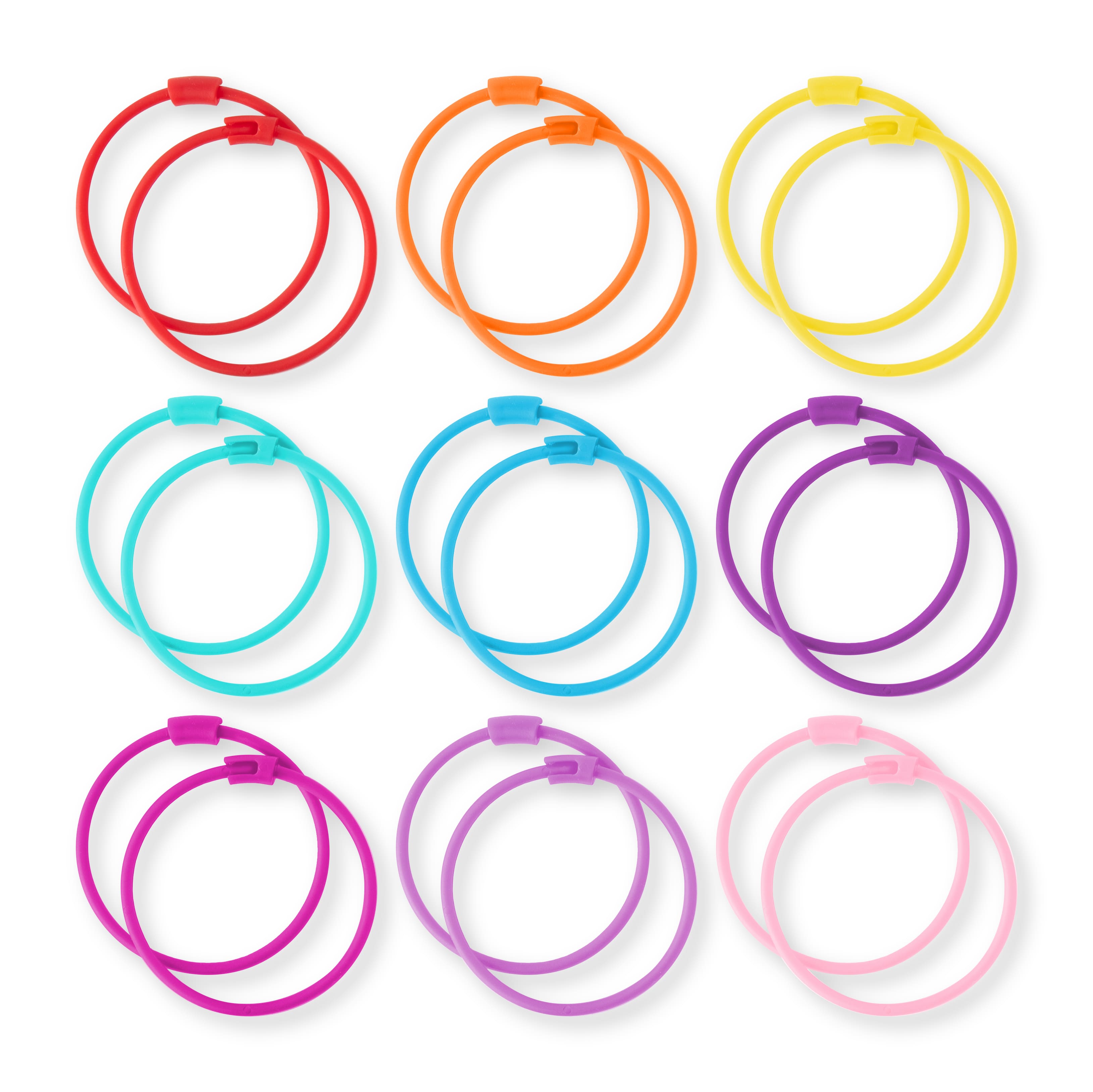 Buy in Bulk - 12 Packs: 18 ct. (216 total) Plastic Bead Bracelets by ...