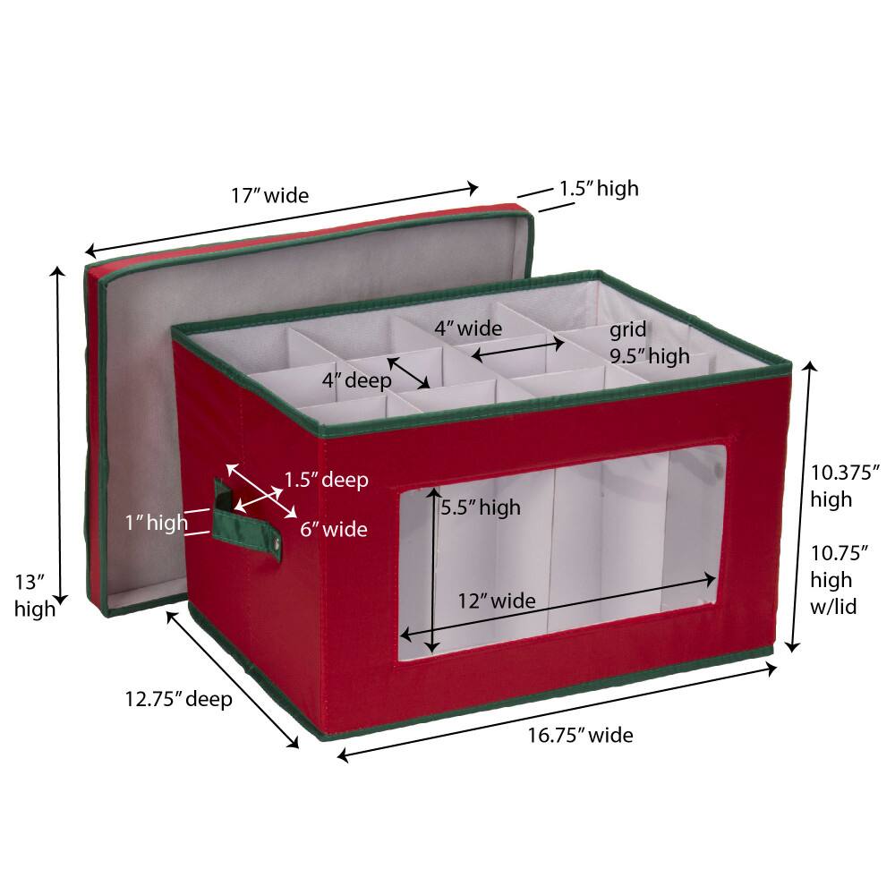 Household Essentials Stemware Storage Box