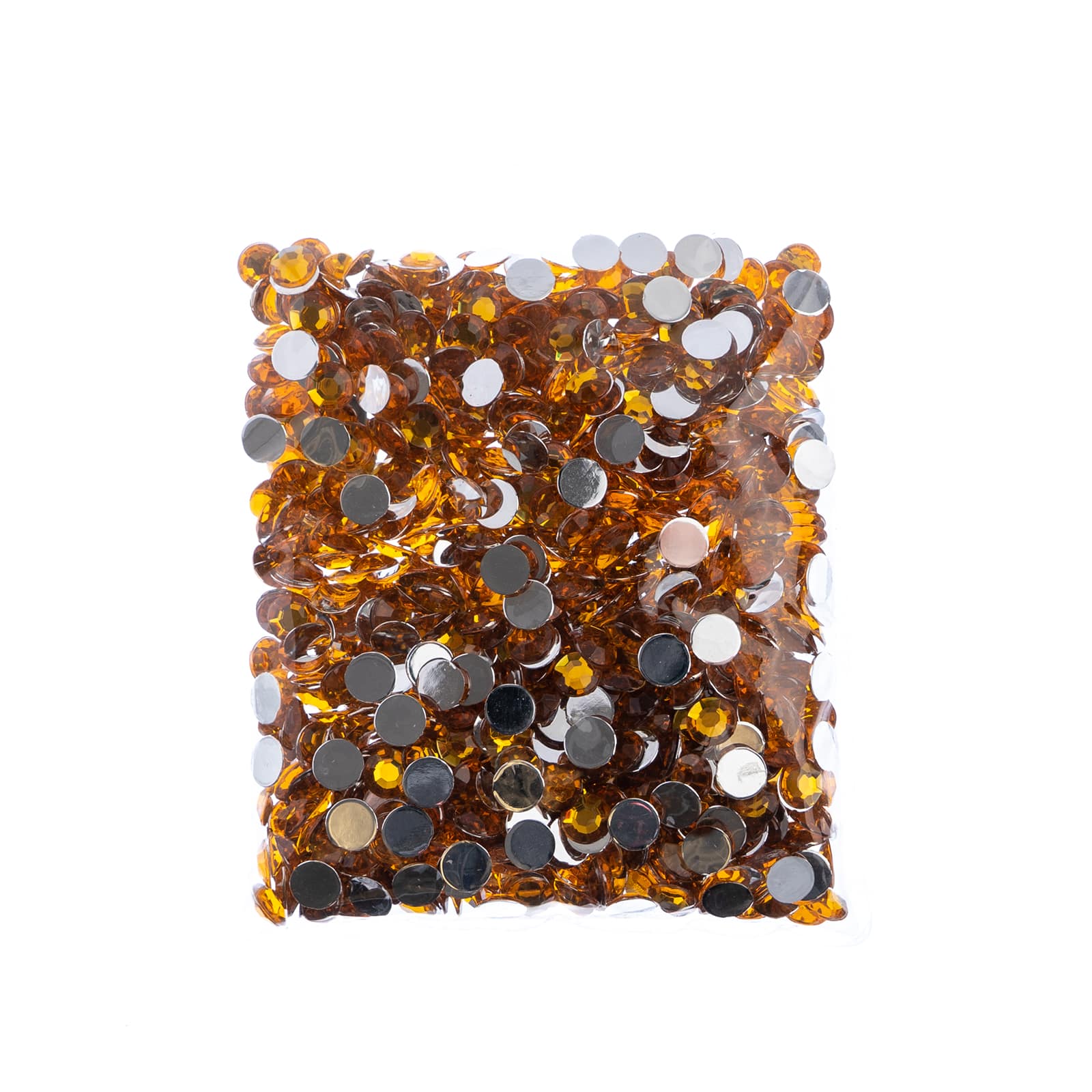 John Bead 8mm Acrylic Round Flat Back Rhinestones, 1,000ct.