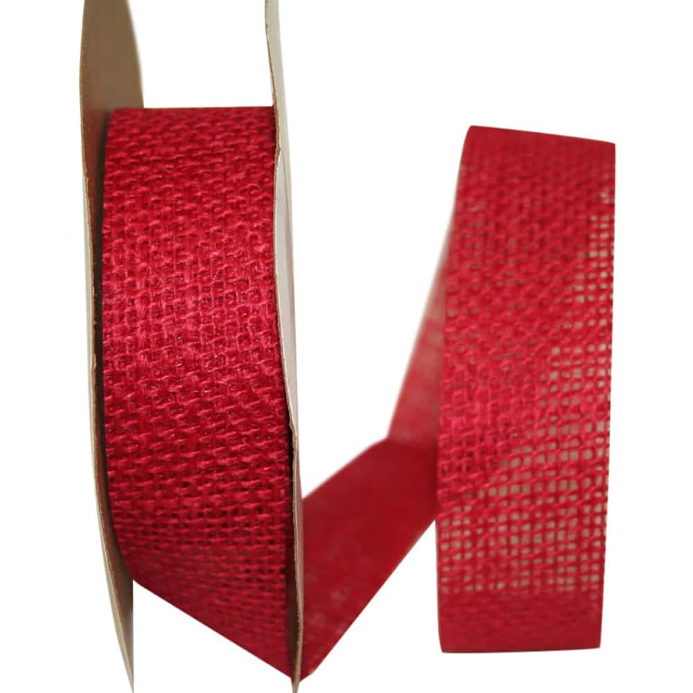 JAM Paper 1.375&#x22; x 20yd. Burlap Ribbon