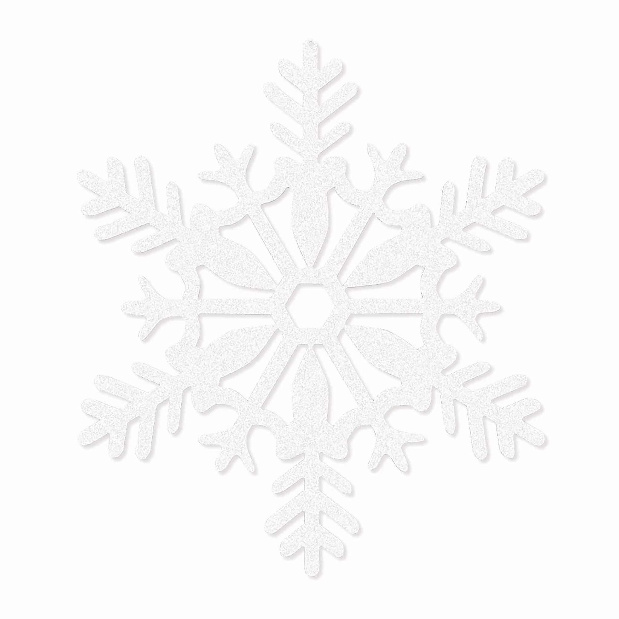 Six Point Snowflake Return Address Stamp