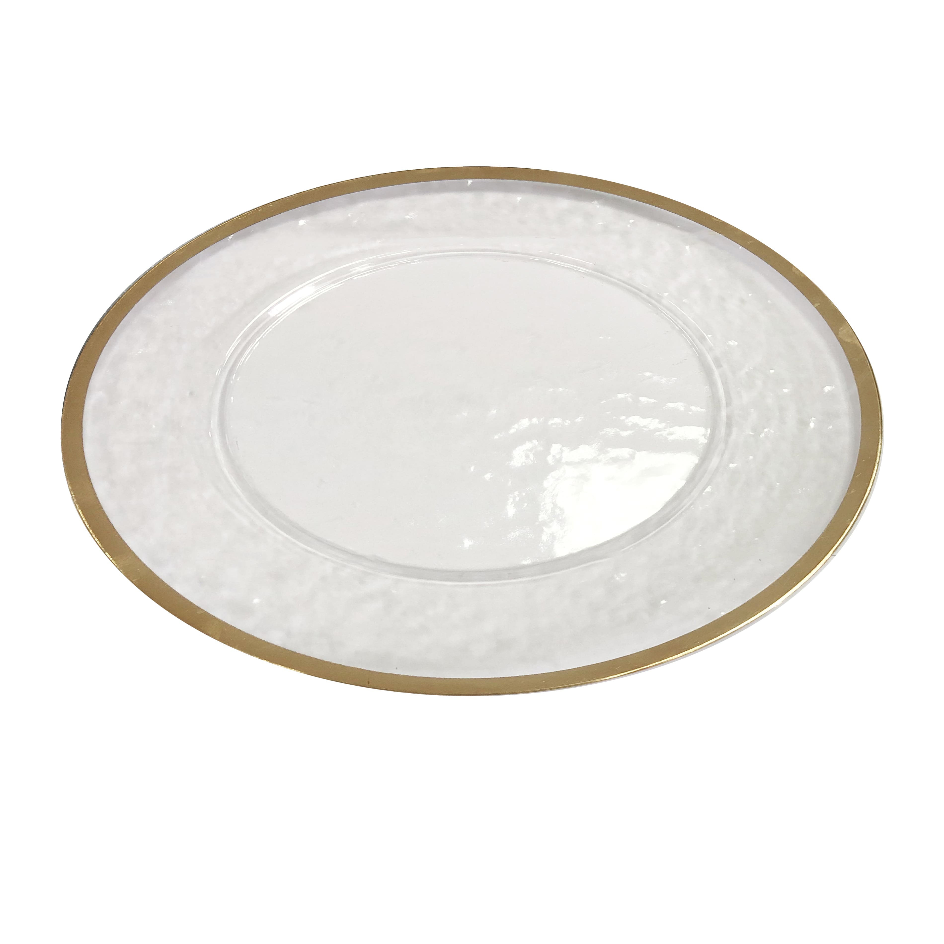 13&#x22; Gold Rim Charger Plate by Celebrate It&#x2122;