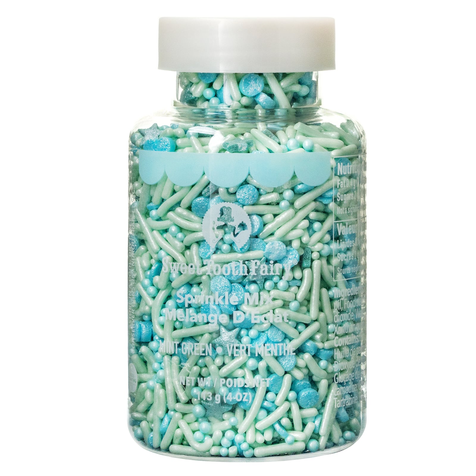 Sweet Tooth Fairy&#xAE; Mint Stars &#x26; Shapes Sprinkle Mix