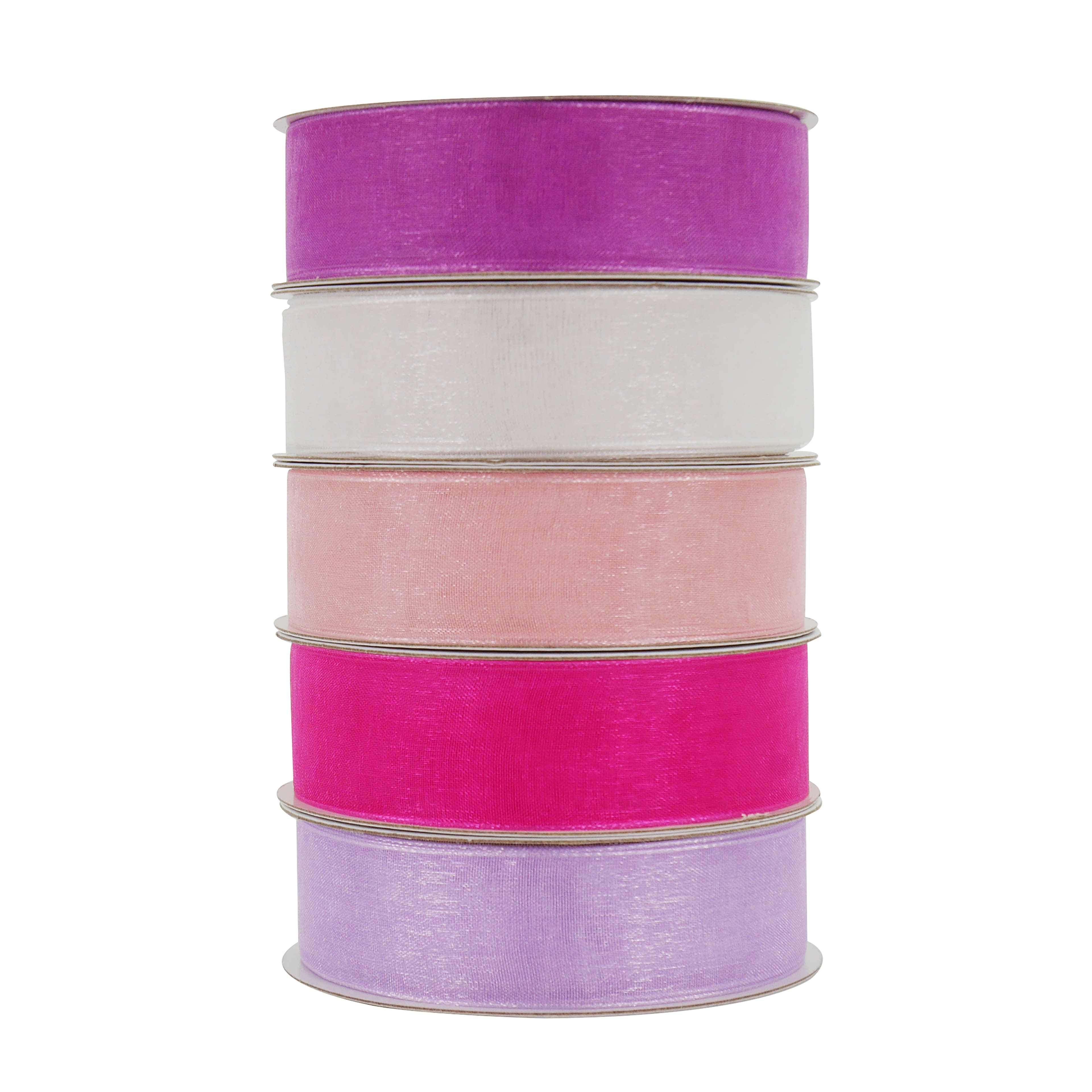 5 Color Sheer Value Pack Ribbon by Celebrate It&#xAE;