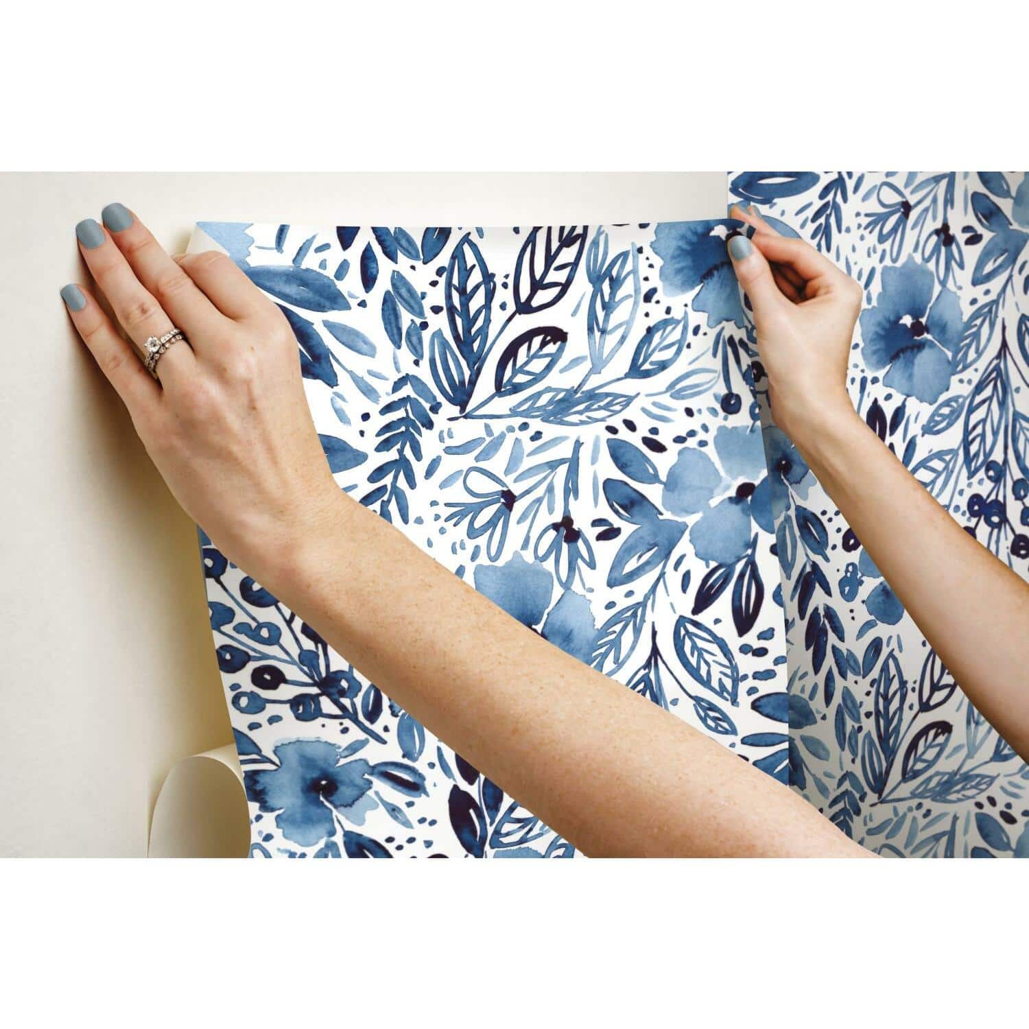 RoomMates Clara Jean April Showers Peel &#x26; Stick Wallpaper