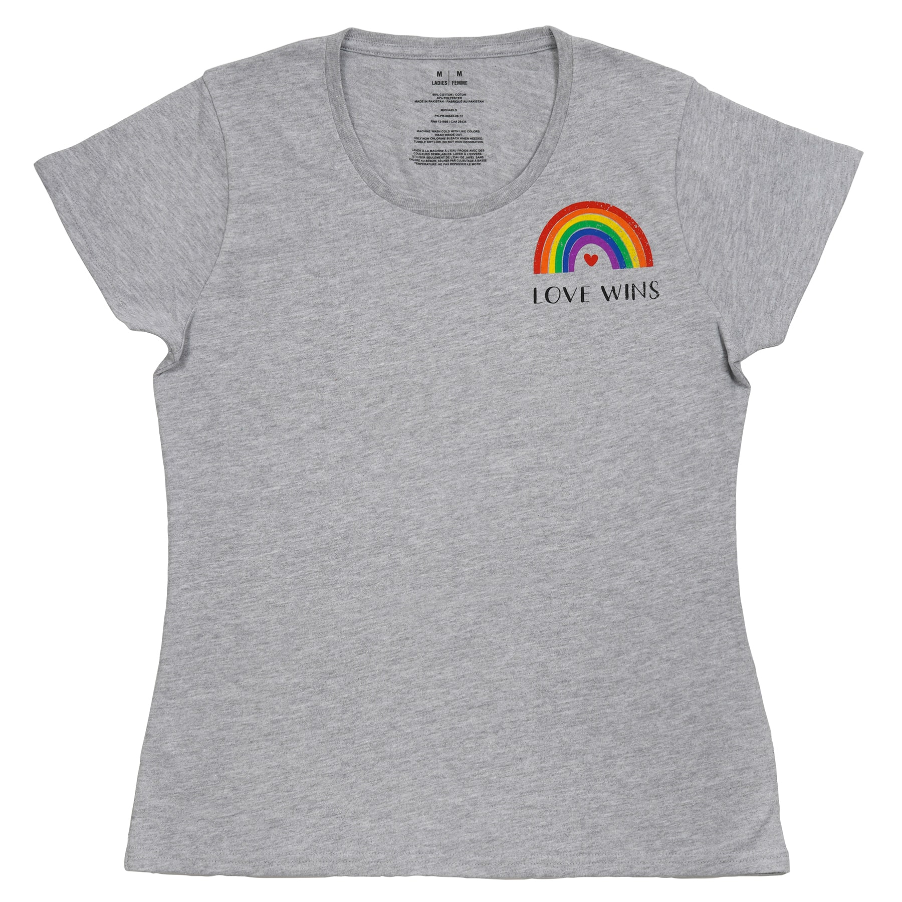 Pride Love Wins Missy T-Shirt
