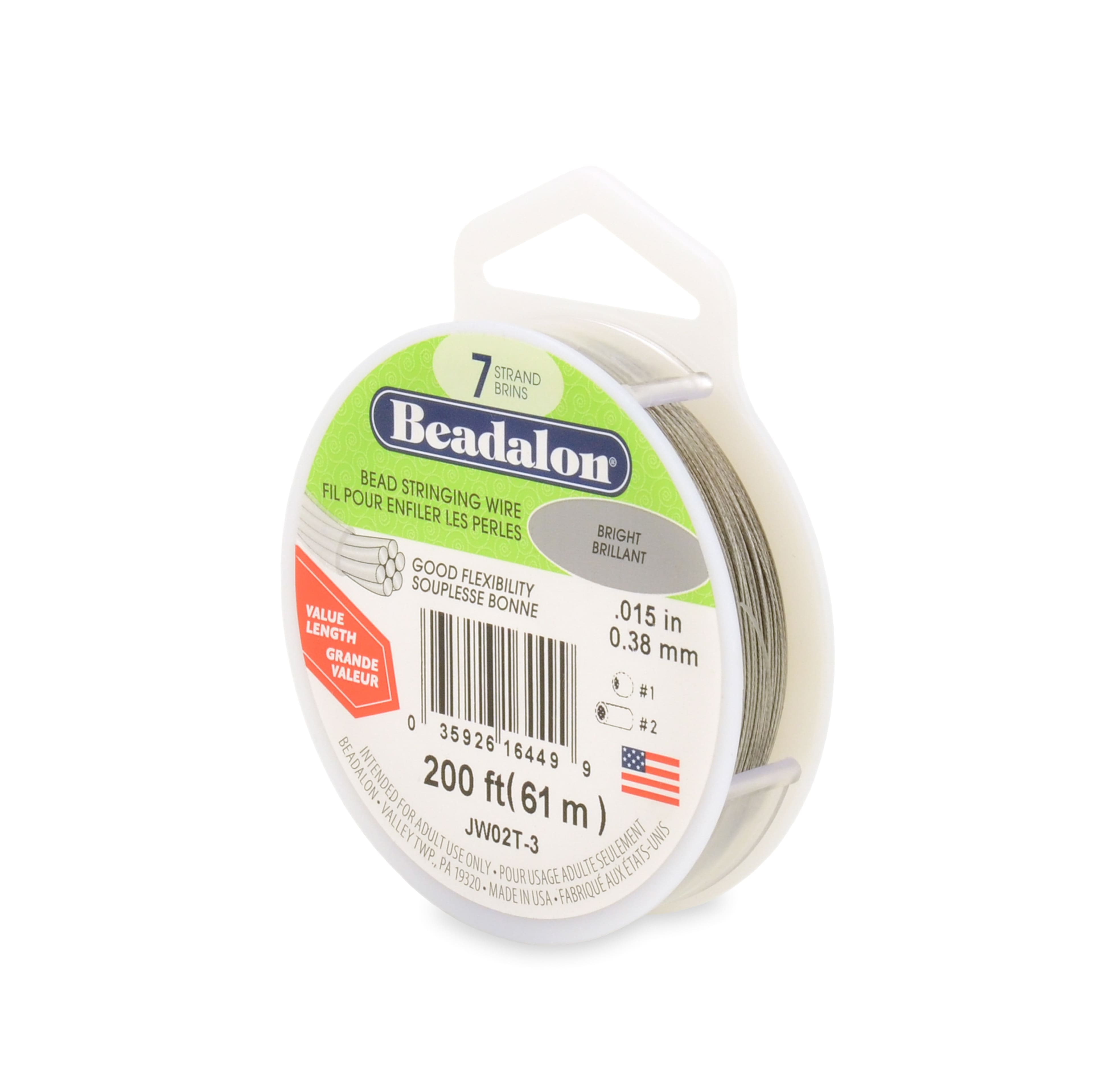 12 Pack: Beadalon® Bright 7 Strand Bead Stringing Wire, 200ft.