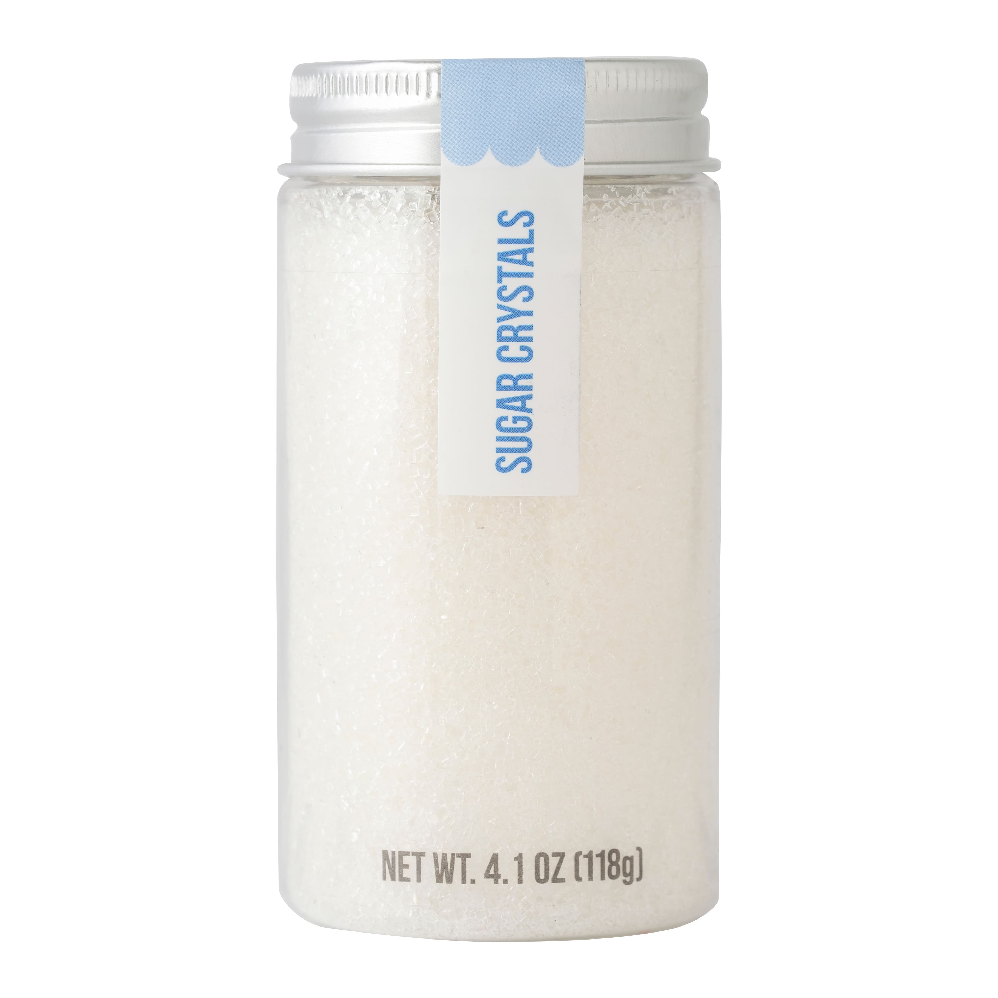 PME Cake Sweet Street&#xAE; 4oz. White Sanding Sugar Crystals