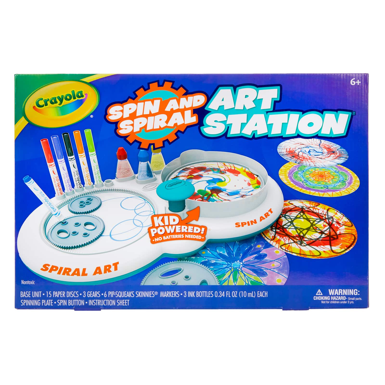6 Pack: Crayola&#xAE; Spin &#x26; Spiral Art Station&#x2122; Set