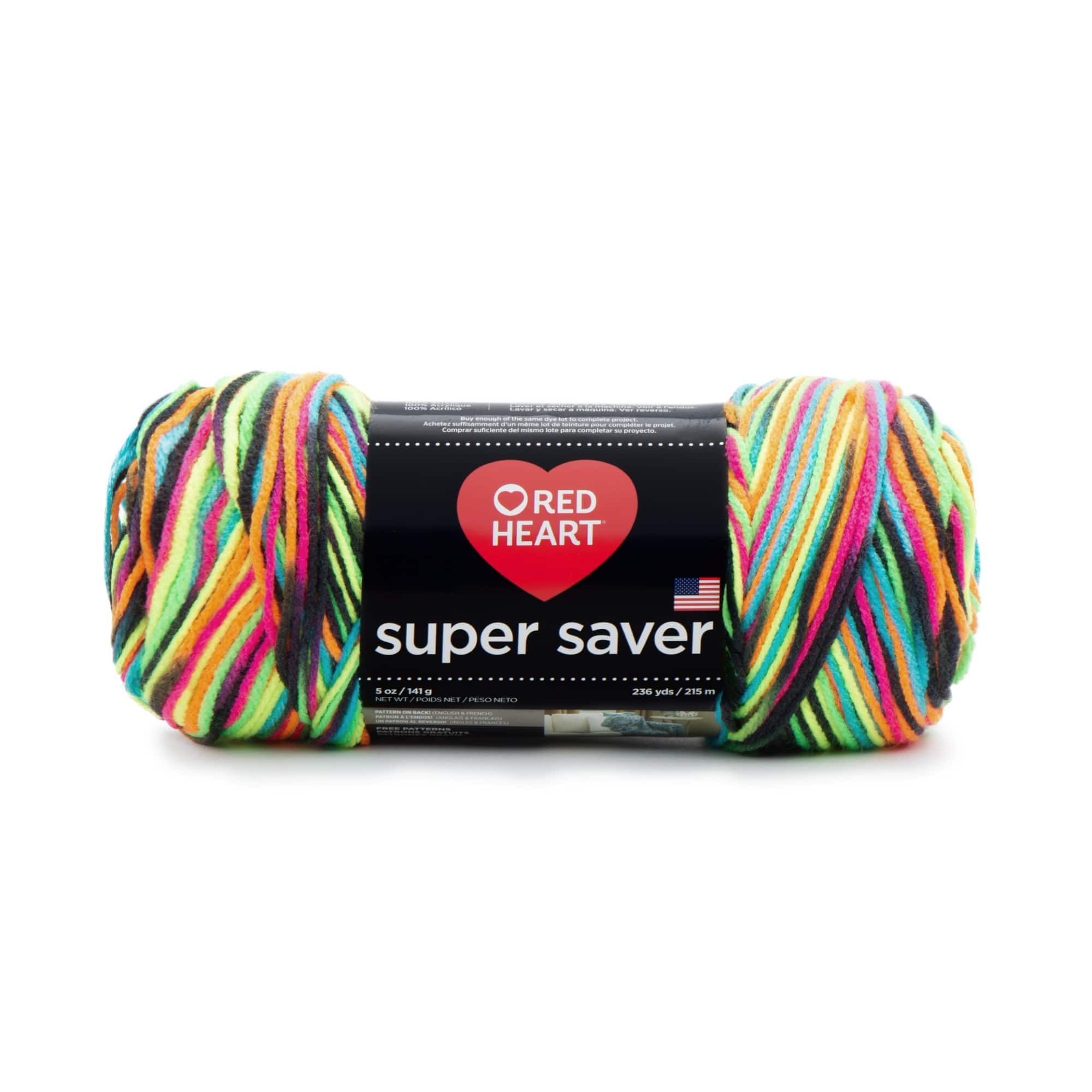 Red Heart&#xAE; Super Saver&#xAE; Prints, Multis &#x26; Flecks Yarn