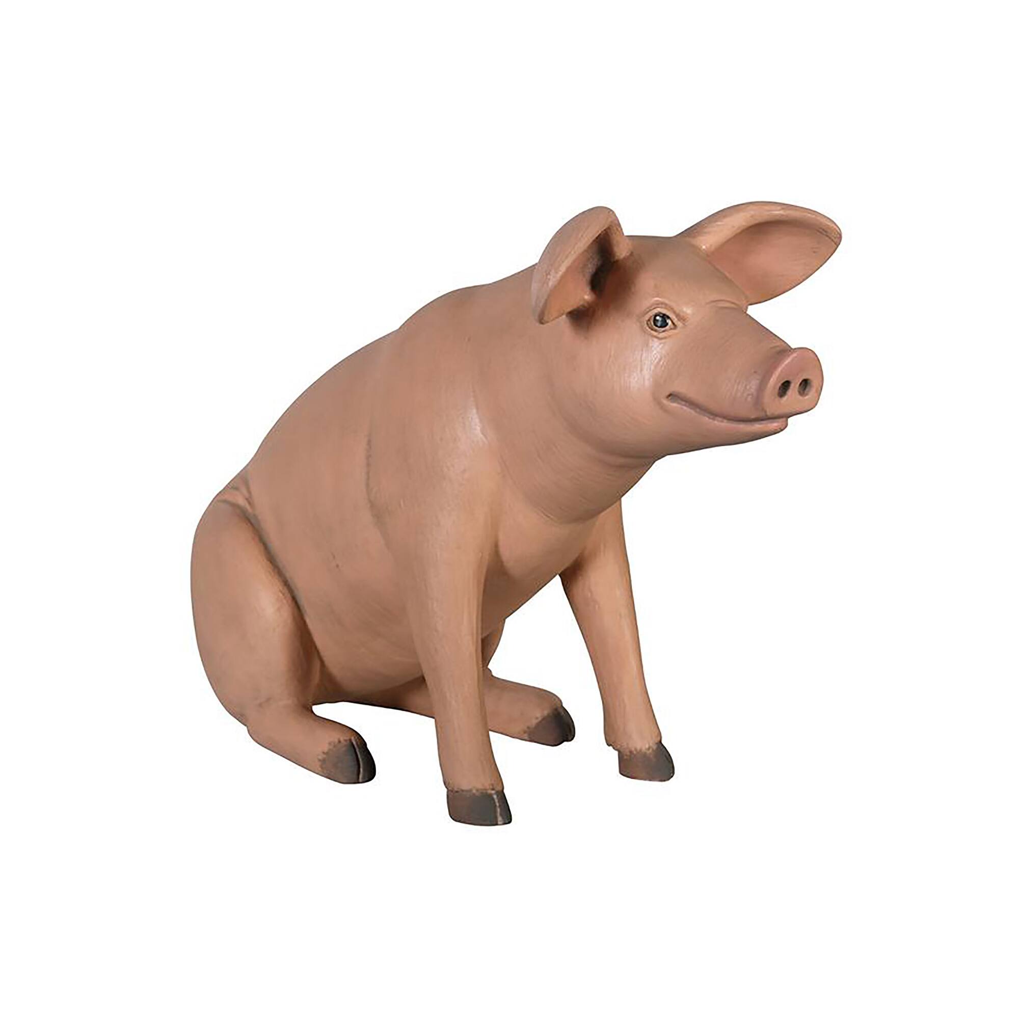 Design Toscano 23.5" Sitting in Hog Heaven Pig Statue