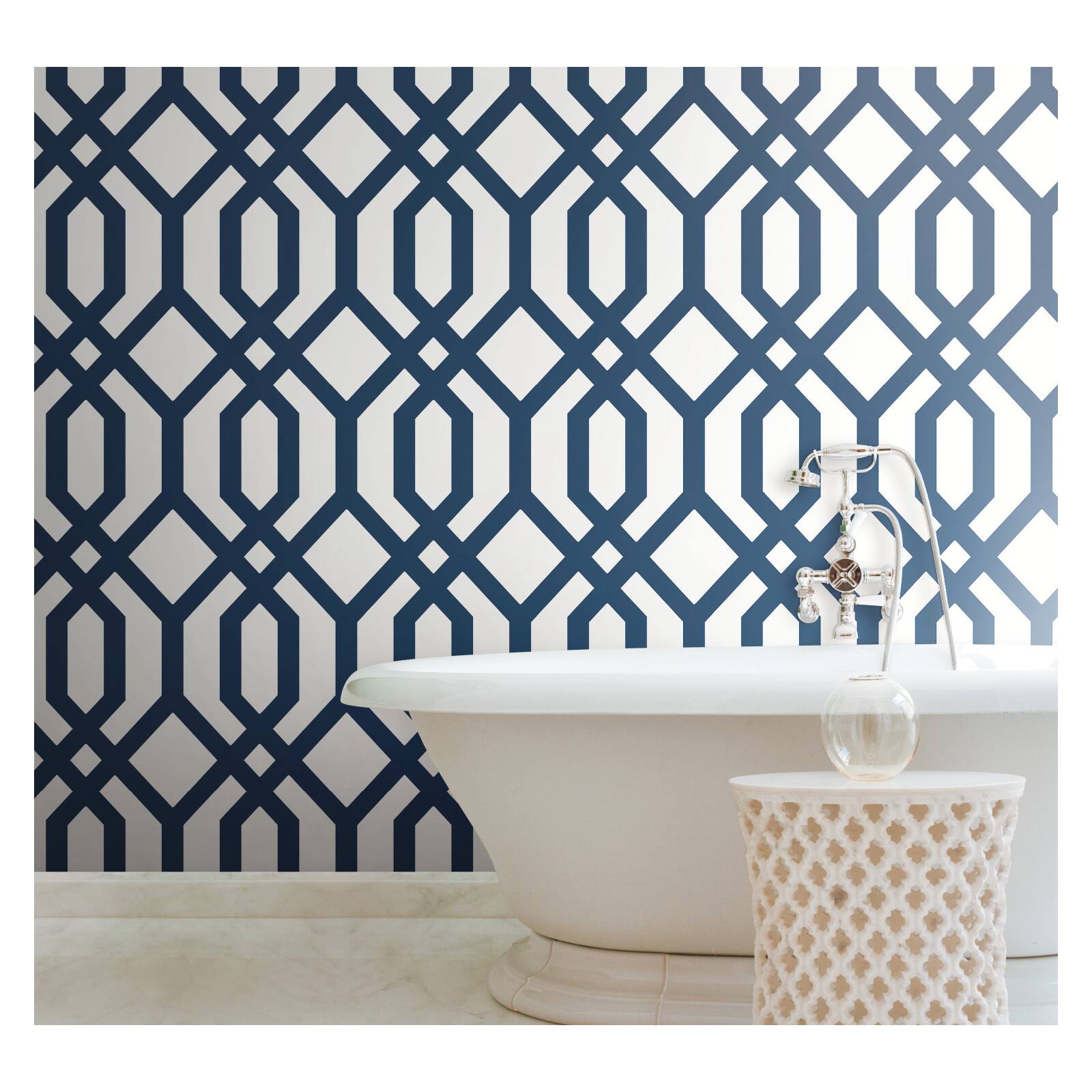 RoomMates Gazebo Lattice Peel & Stick Wallpaper