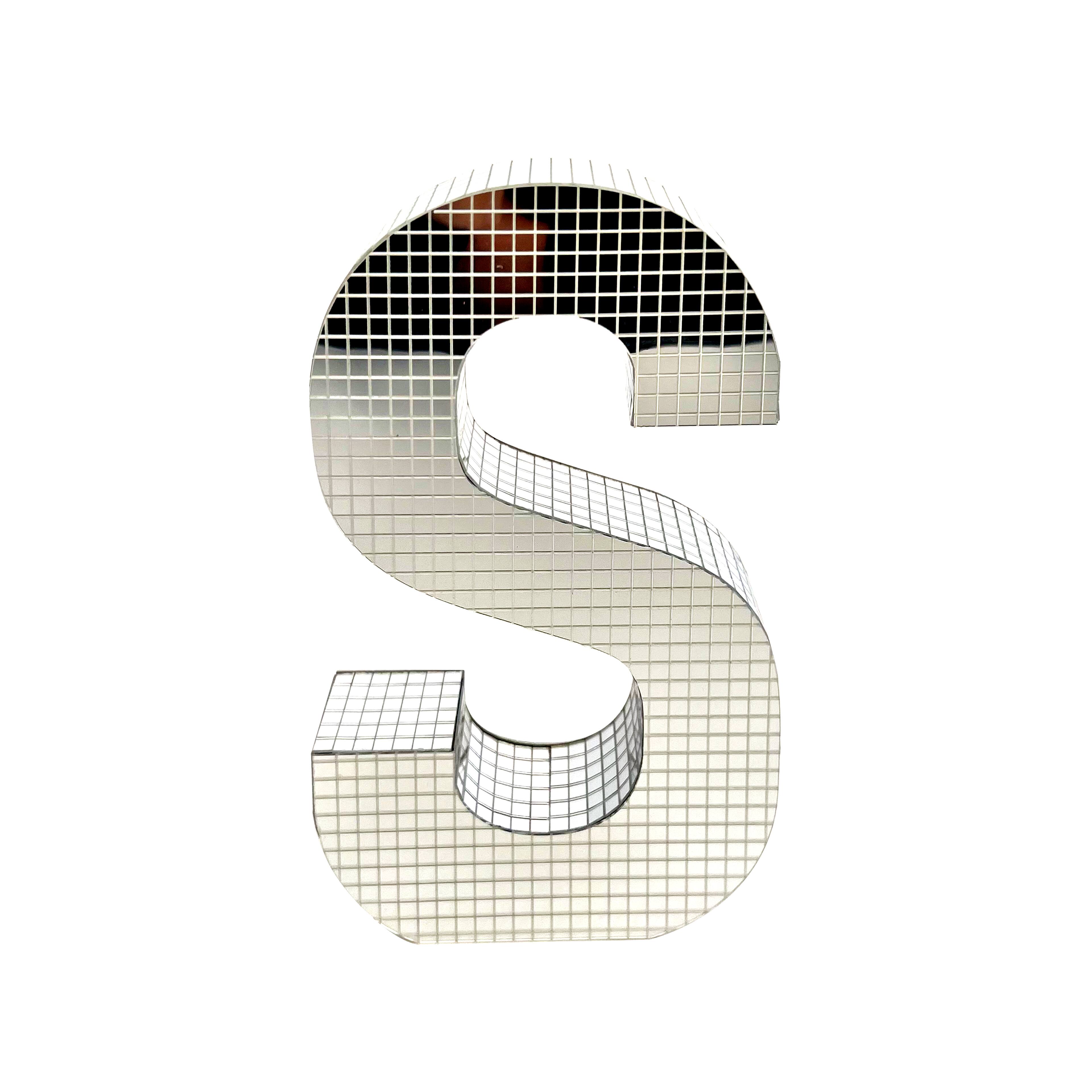 7.75" Silver Disco Monogram Letter by Ashland®