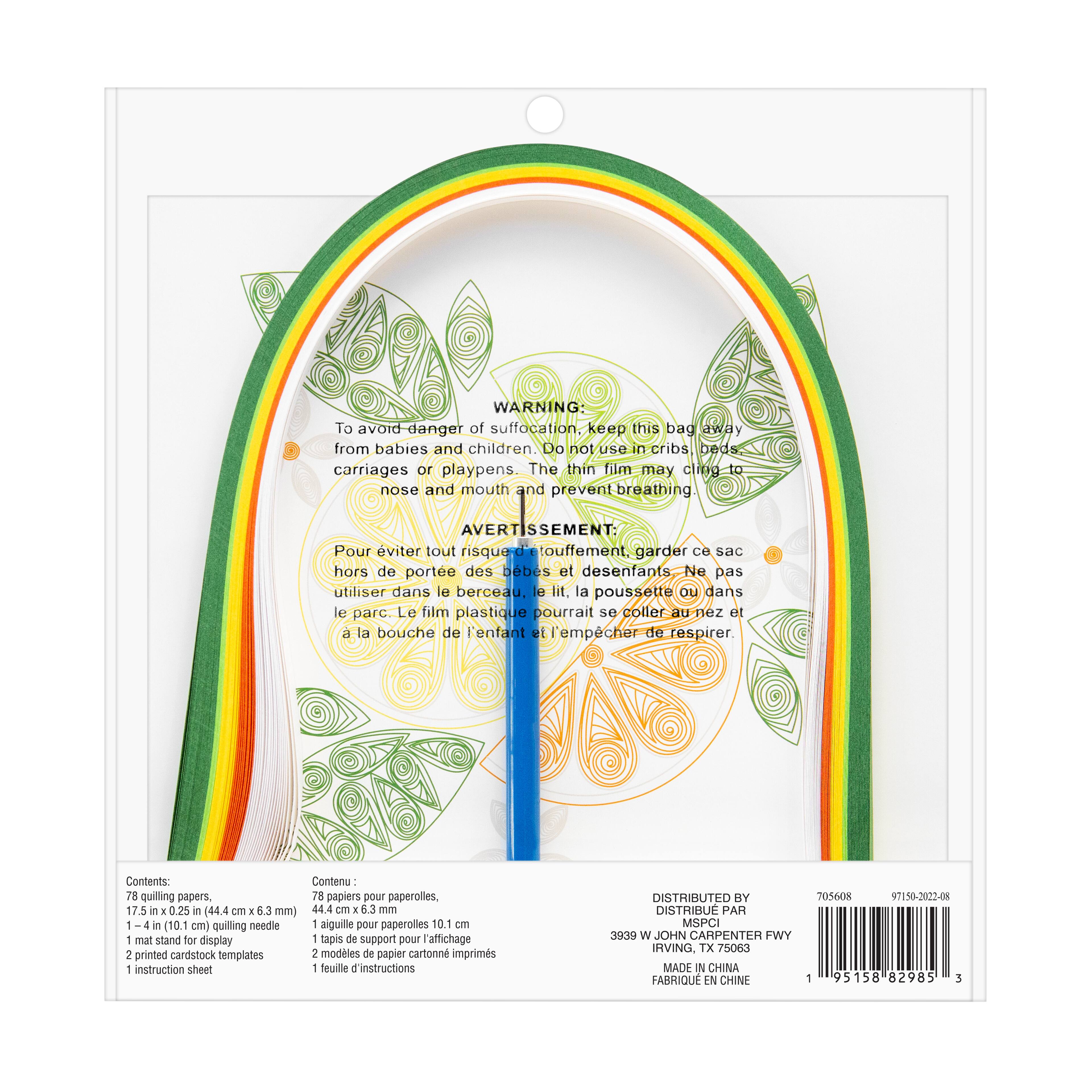 Citrus Fruits Paper Quilling Kit by Recollections™ Michaels