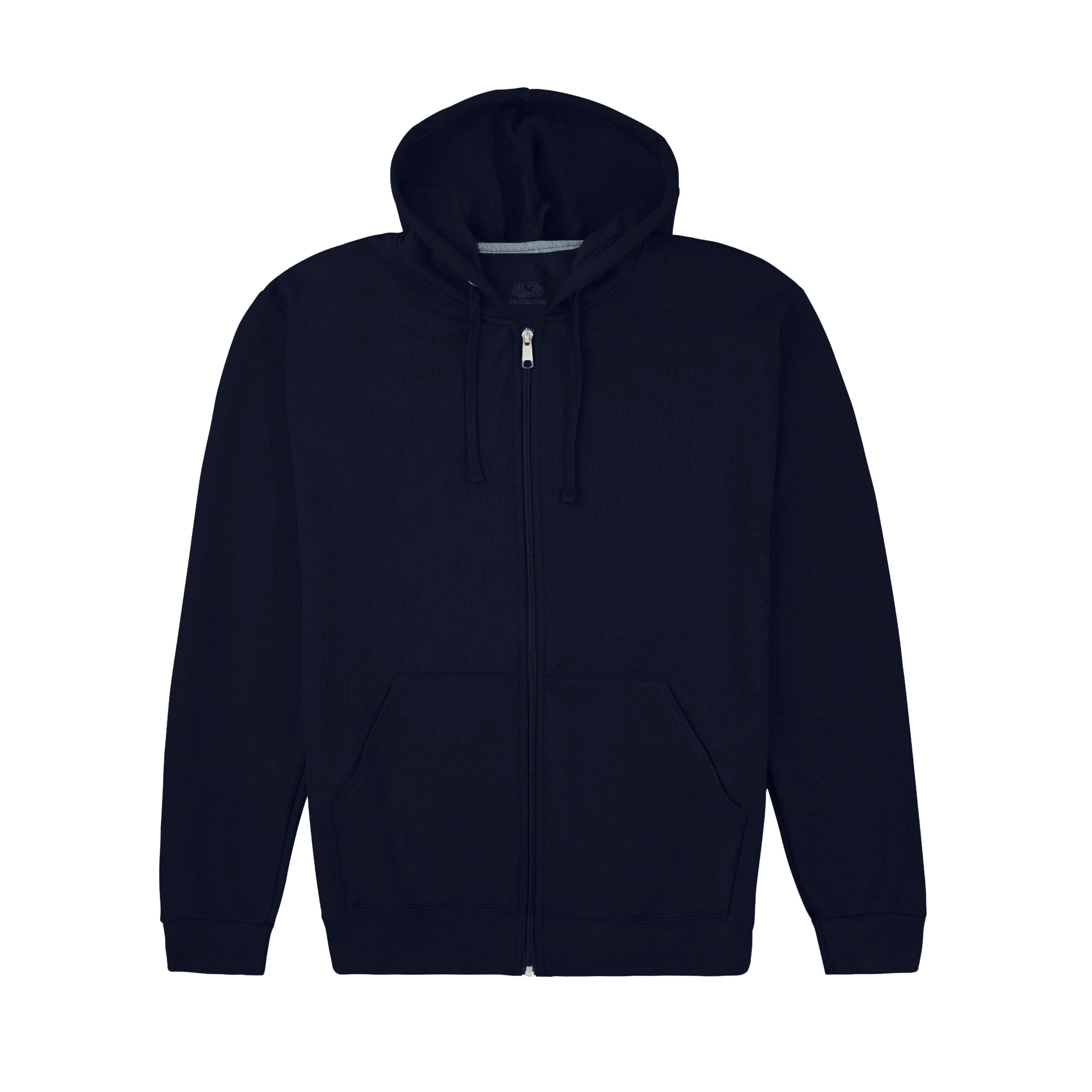 Fruit of the Loom Eversoft Fleece Full Zip Hoodie in Navy Blue | 3XL | Michaels®