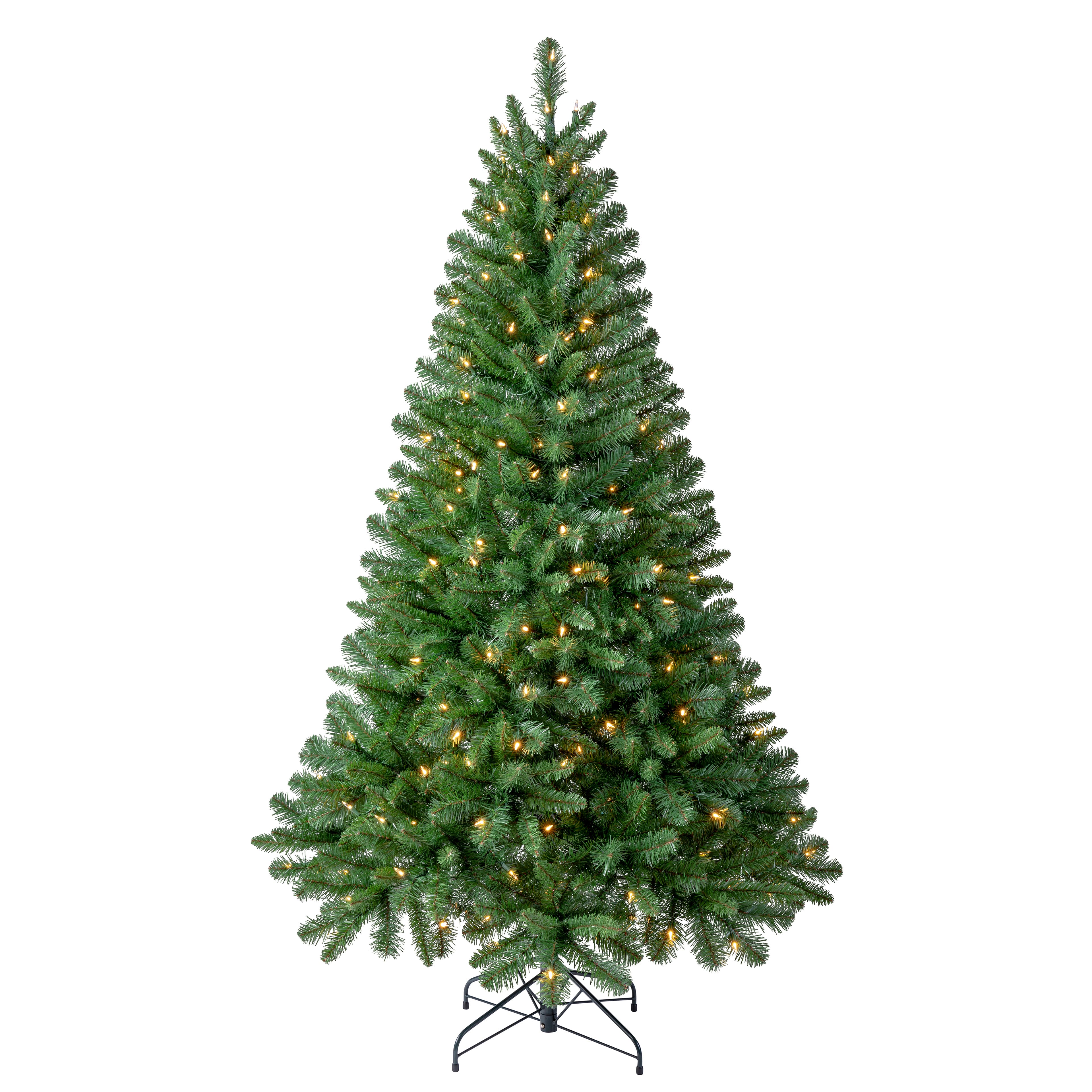 6ft. Pre-Lit Windham Spruce Artificial Christmas Tree, Warm White LED Lights by Ashland&#xAE;